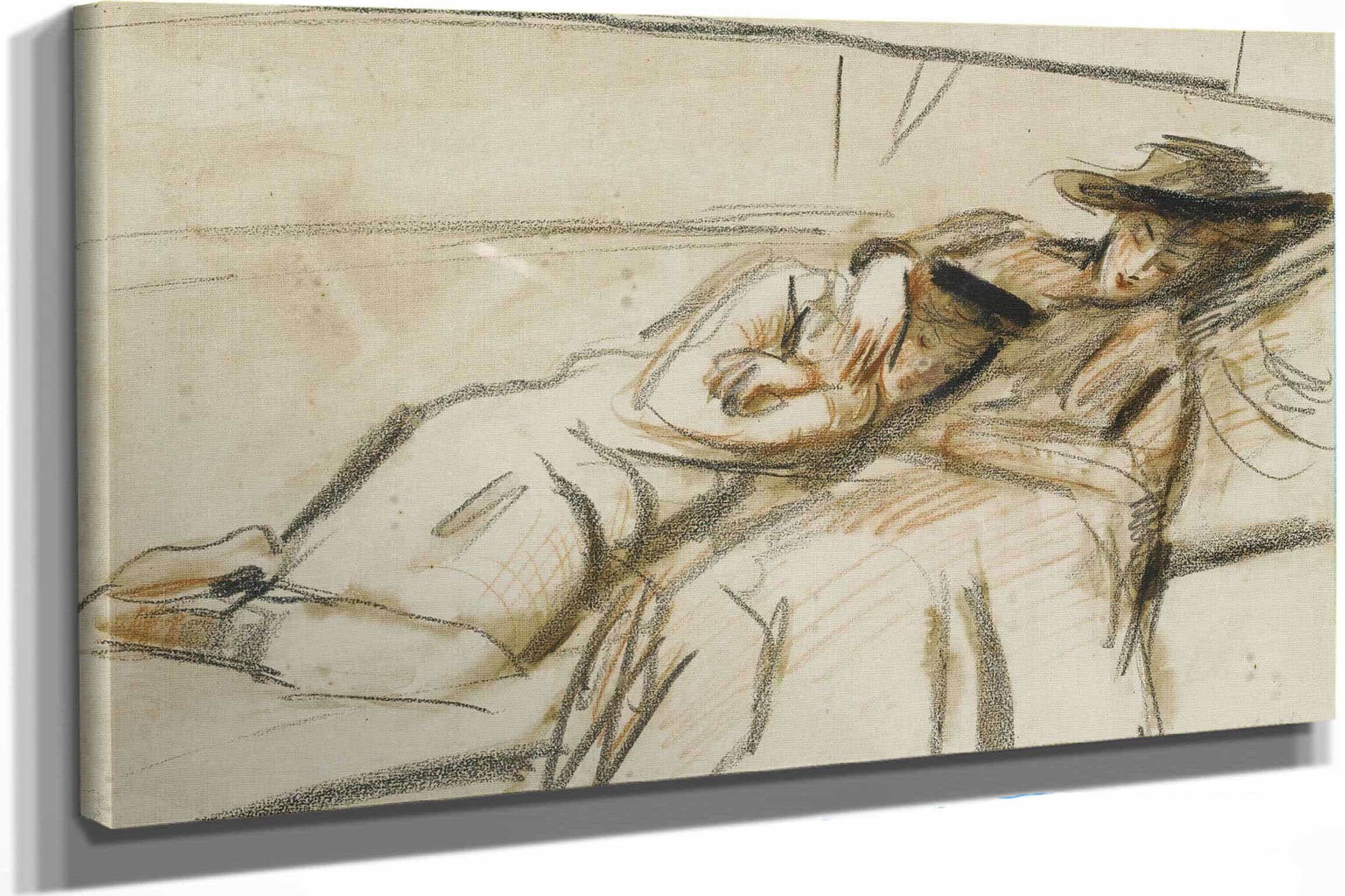Mother And Child by Paul Cesar Helleu