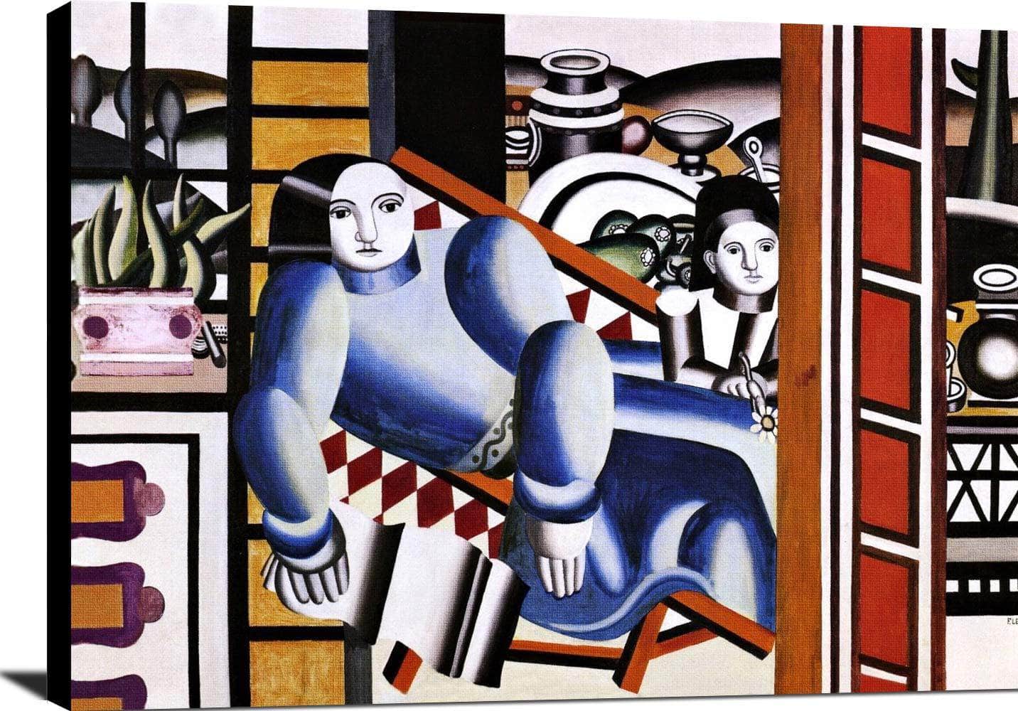 Mother And Child Painting Fernand Leger Canvas Art - Image 2