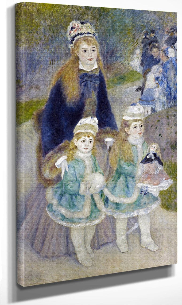 Mother And Children (La Promenade) 1 By Pierre Auguste Renoir