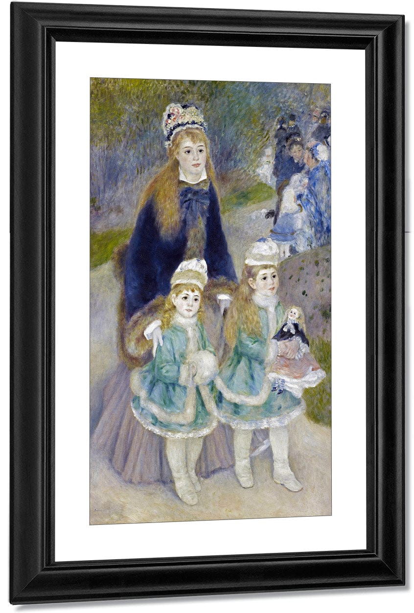 Mother And Children (La Promenade) 1 By Pierre Auguste Renoir - Image 2