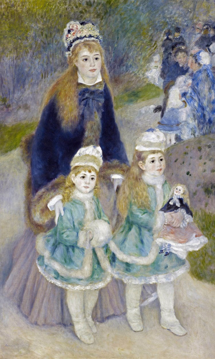 Mother And Children (La Promenade) 1 By Pierre Auguste Renoir - Image 5