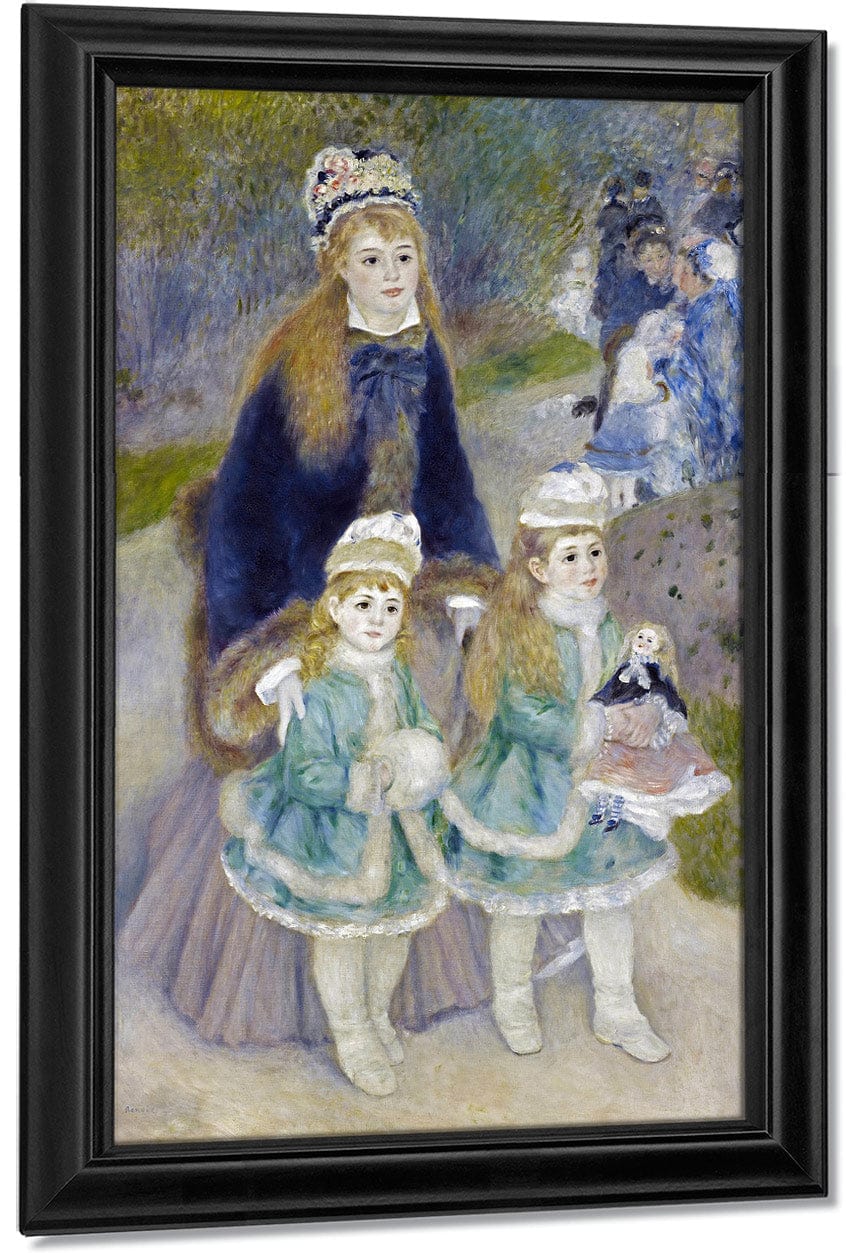 Mother And Children (La Promenade) 1 By Pierre Auguste Renoir - Image 6