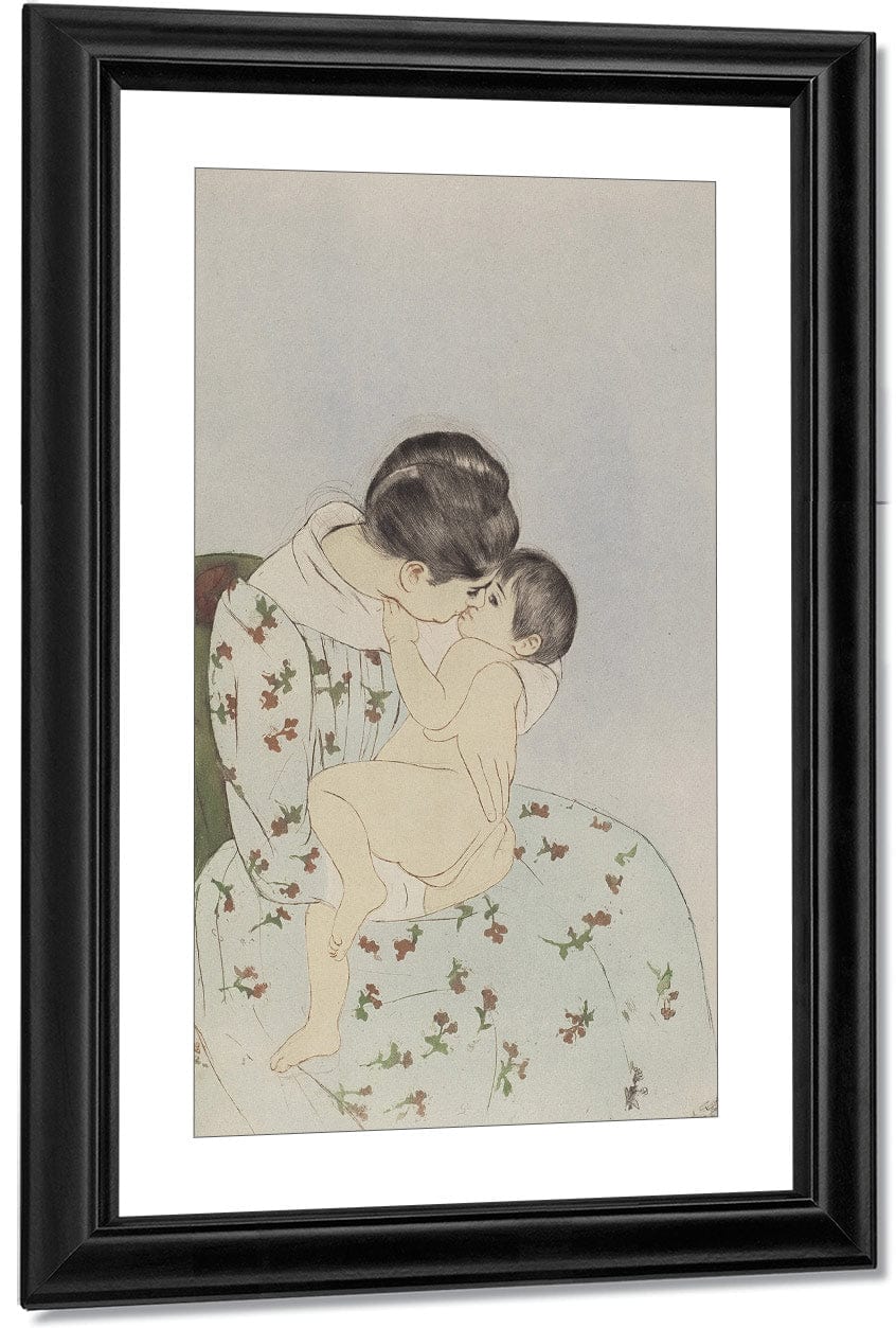 Mother's Kiss By Mary Cassatt - Image 2
