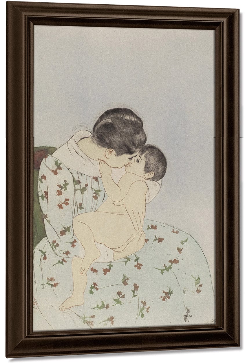 Mother's Kiss By Mary Cassatt - Image 4