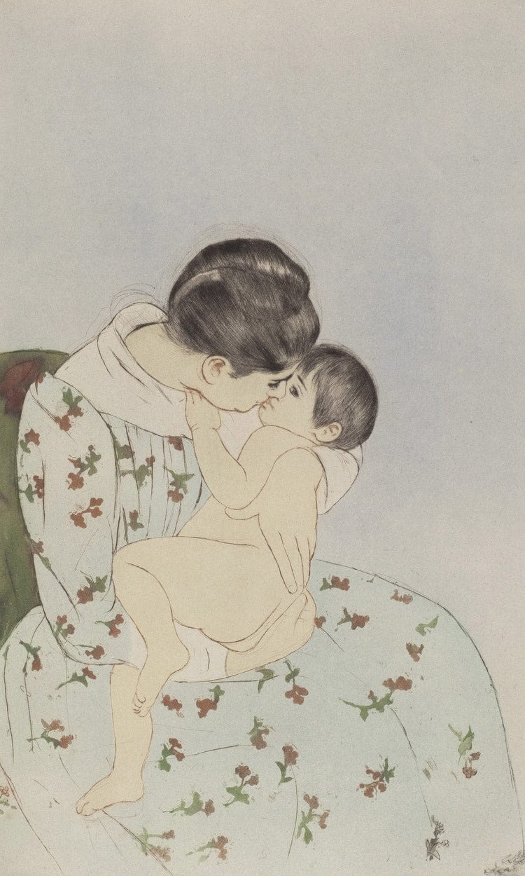 Mother's Kiss By Mary Cassatt - Image 5