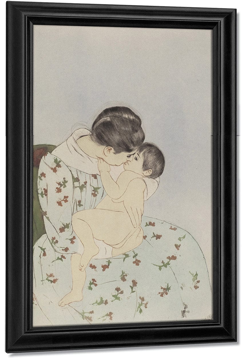 Mother's Kiss By Mary Cassatt - Image 6