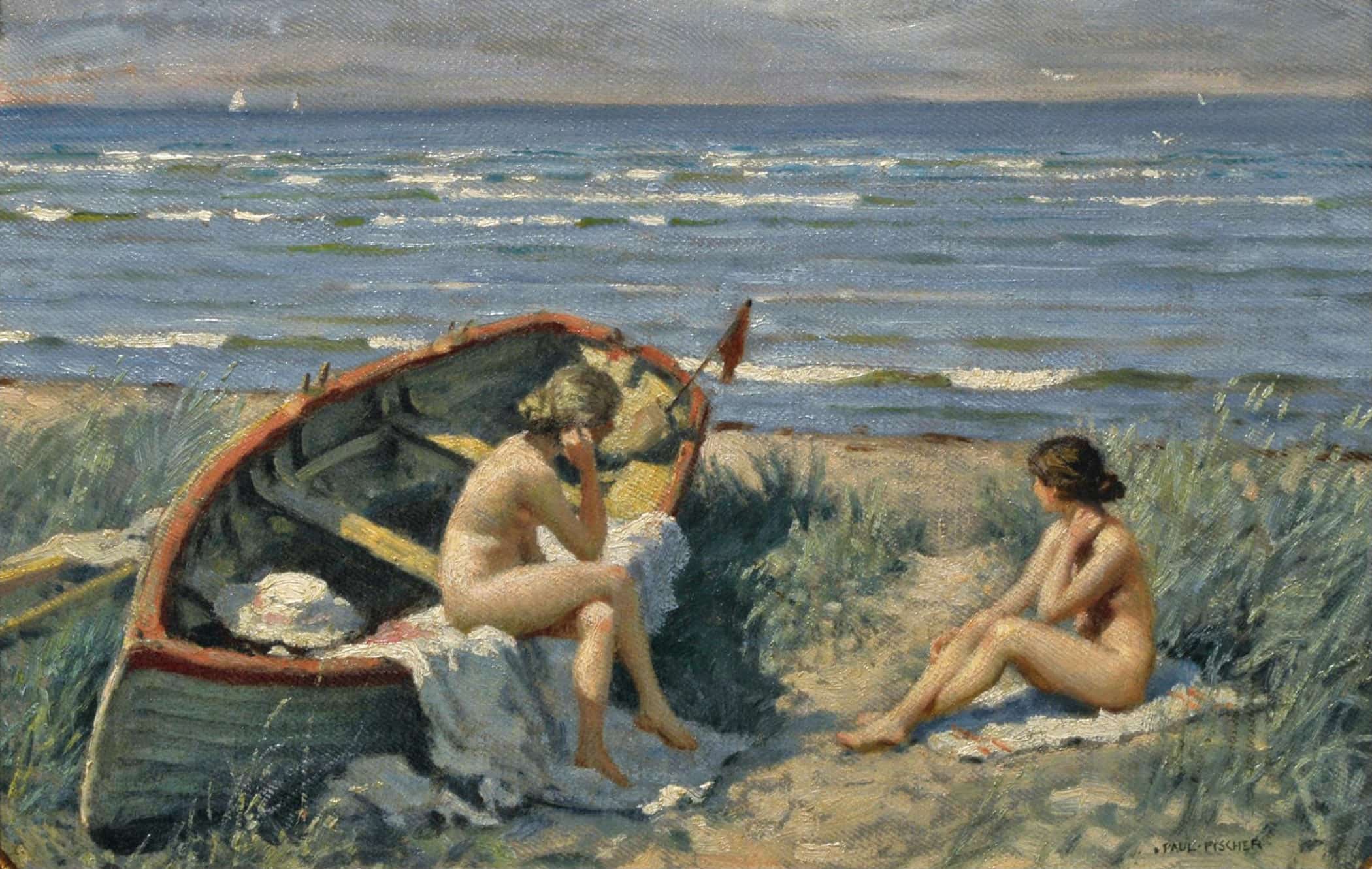 Motiv Fra Bastad by Paul Fischer - Image 2