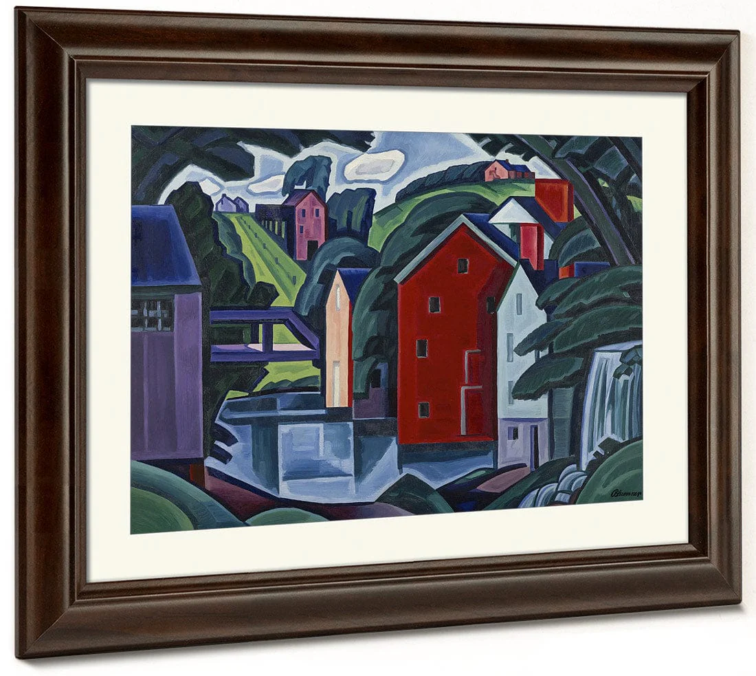 Motive Of Space And Form By Oscar Bluemner - Image 5