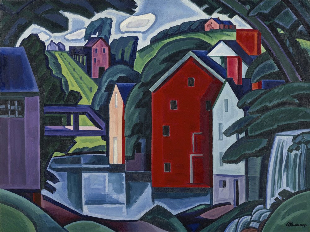 Motive Of Space And Form By Oscar Bluemner - Image 7
