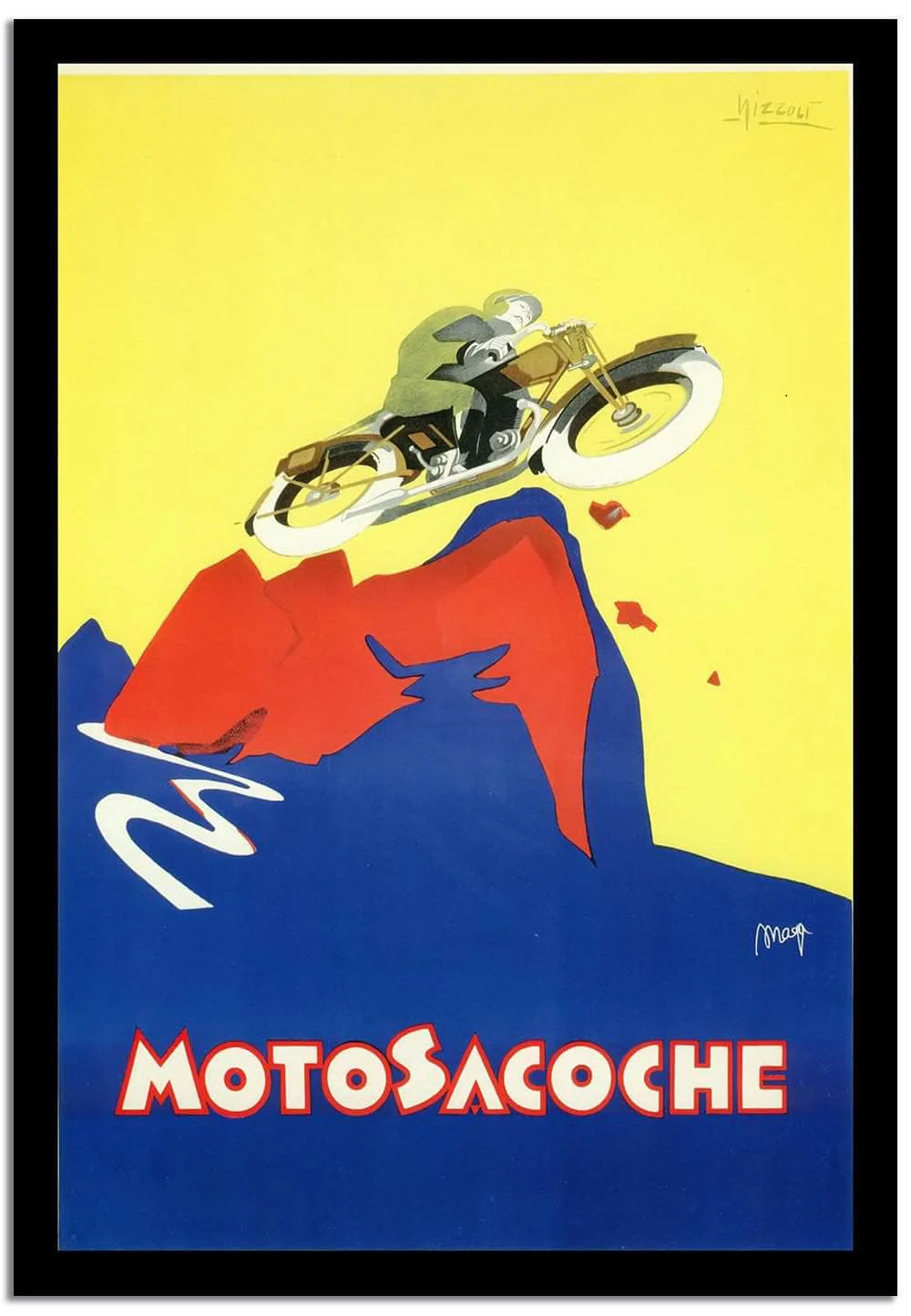 Motosacoche  Vintage Poster - Image 2