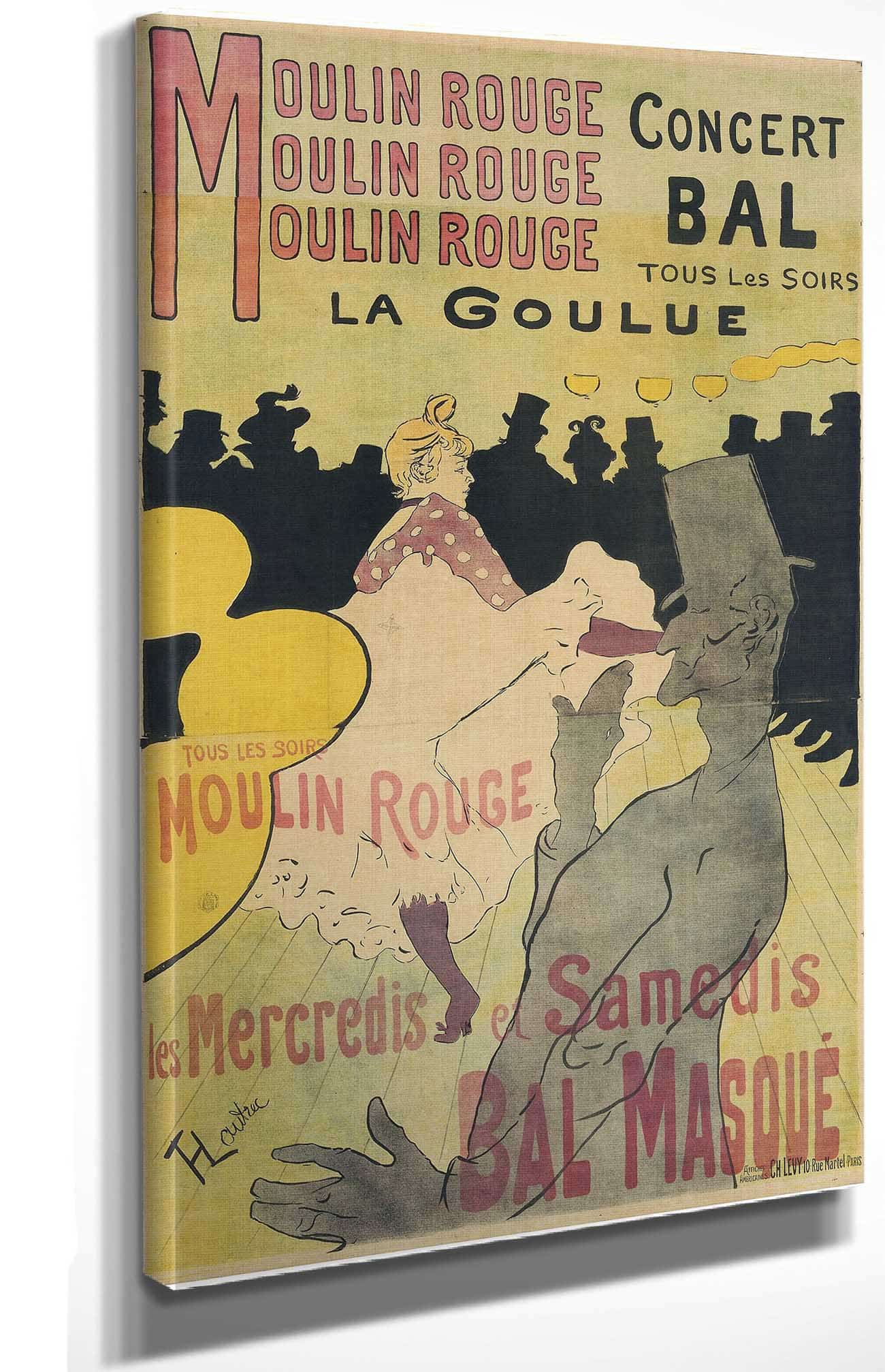 Moulin Rouge La Goulue by Henri De Toulouse Lautrec - Image 4