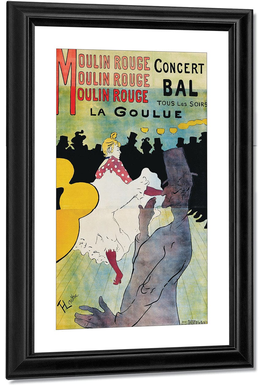 Moulin Rouge, La Goulue (Moulin Rouge La Goulue) By Henri Marie Raymond De Toulouse Lautrec Monfa - Image 2