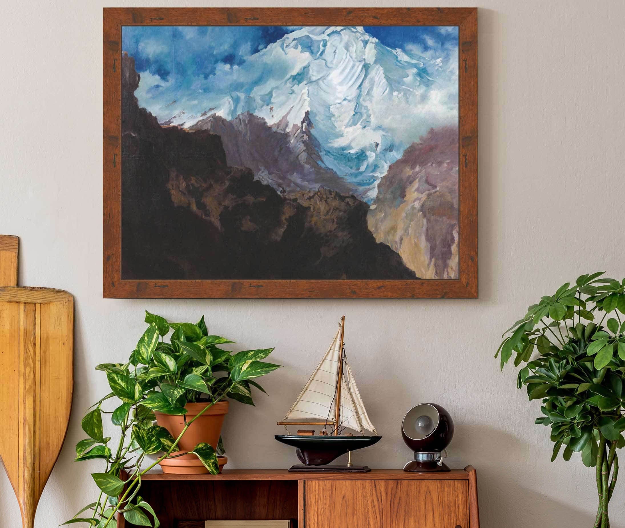 Mount Rakaposhi by Alexander Evgenievich Yakovlev - Image 3