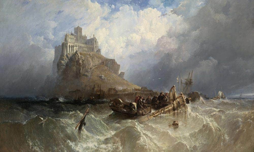 Mount St Michae Cornwall By Clarkson Stanfield - Image 5