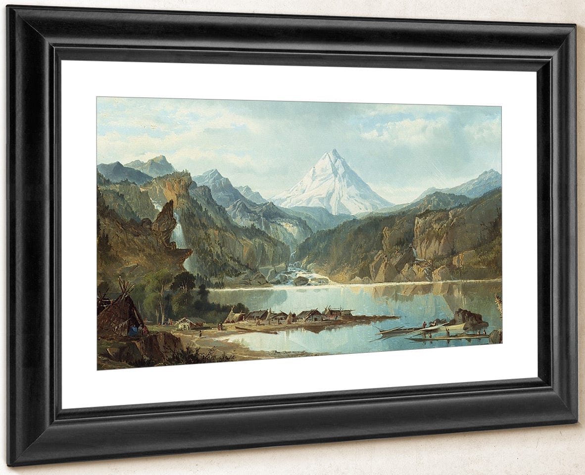 Mountain Landscape With Indians By John Mix Stanley - Image 4