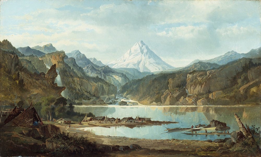 Mountain Landscape With Indians By John Mix Stanley - Image 7
