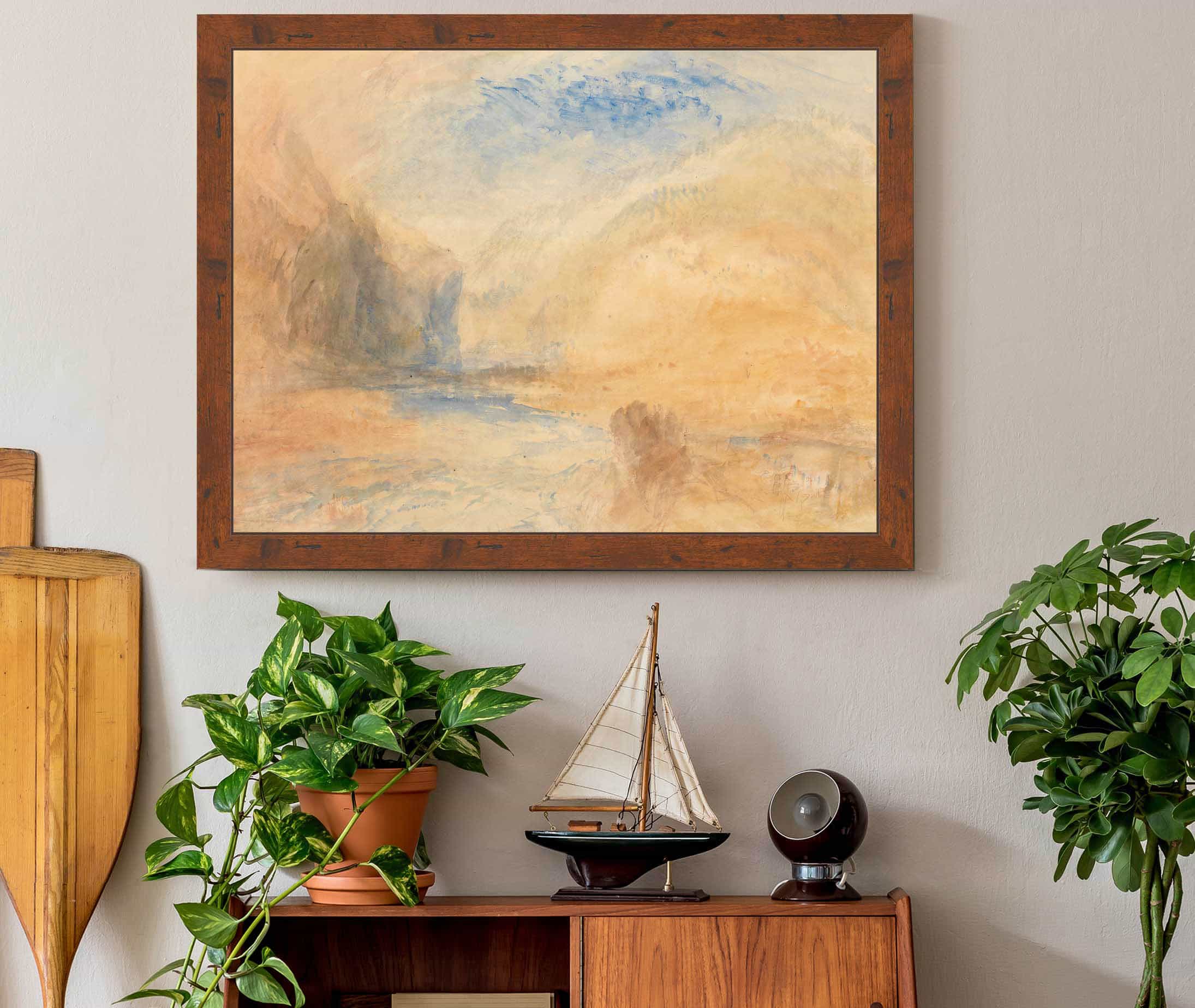 Mountain Landscape With Lake by Joseph Mallord William Turner - Image 3