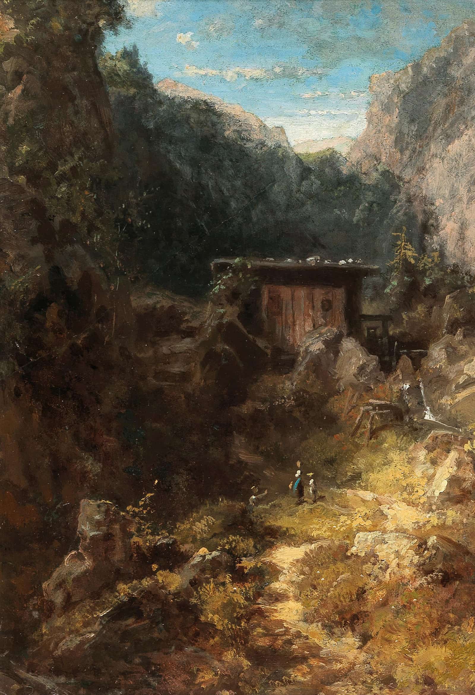 Mountain Mill by Carl Spitzweg