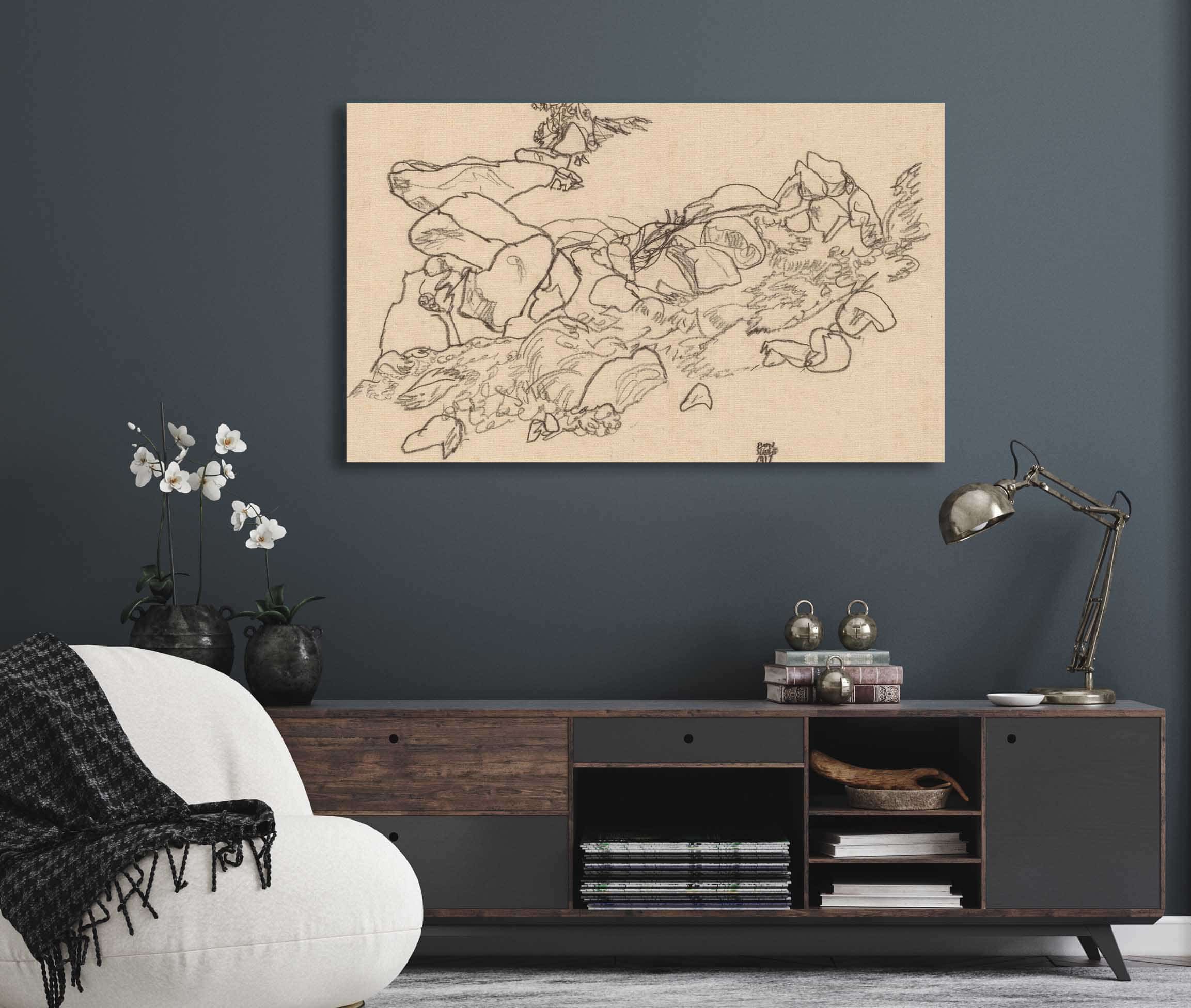 Mountain Stream by Egon Schiele - Image 5