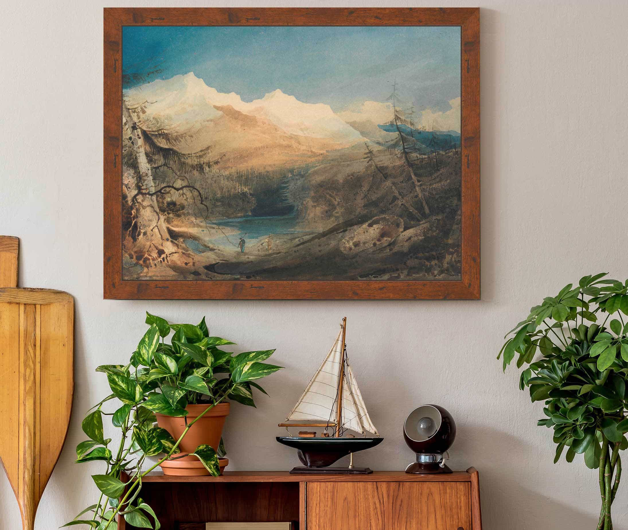 Mountainous Landscape North Wales by John Sell Cotman - Image 3