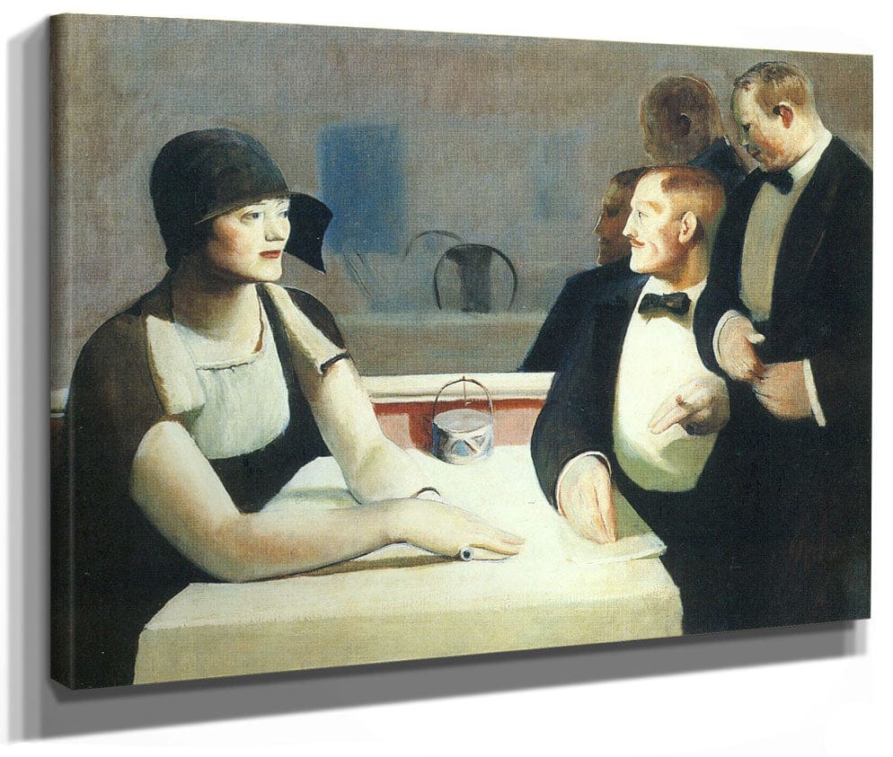 Mr And Mrs Chester Dale Dining Out By Guy Pene Du Bois
