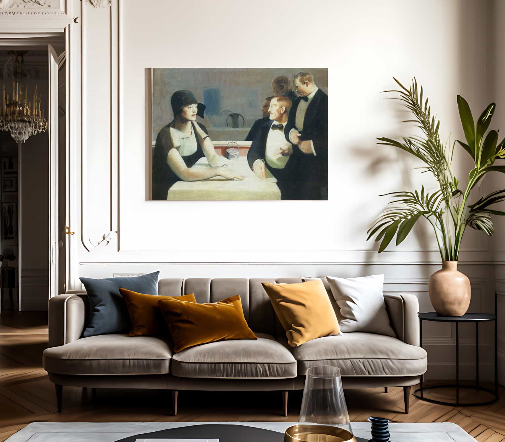 Mr And Mrs Chester Dale Dining Out By Guy Pene Du Bois - Image 3