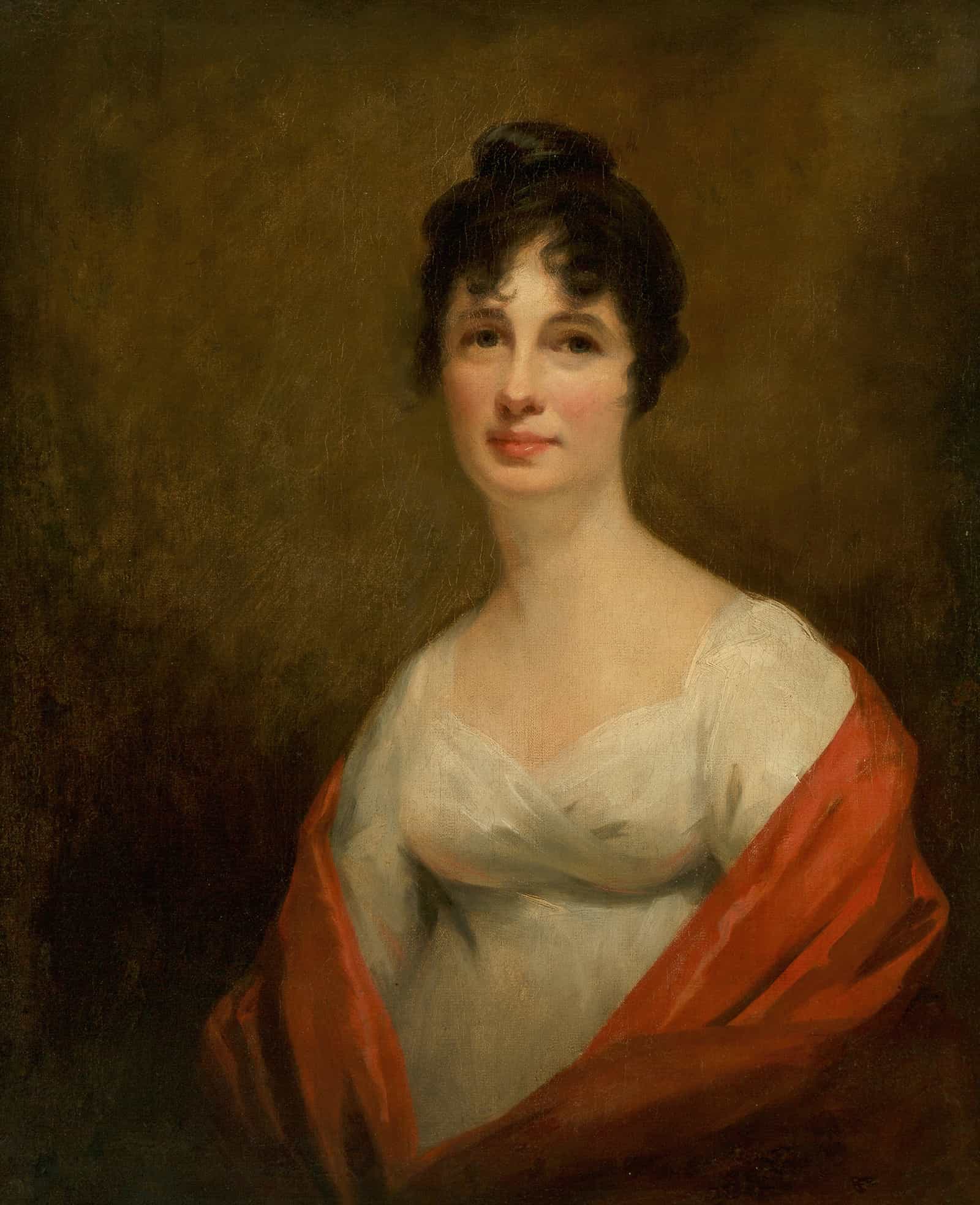 Mrs Alexander Dirom Wife Of Lieutenant General Alexander Dirom Of Mount Annan by Sir Henry Raeburn