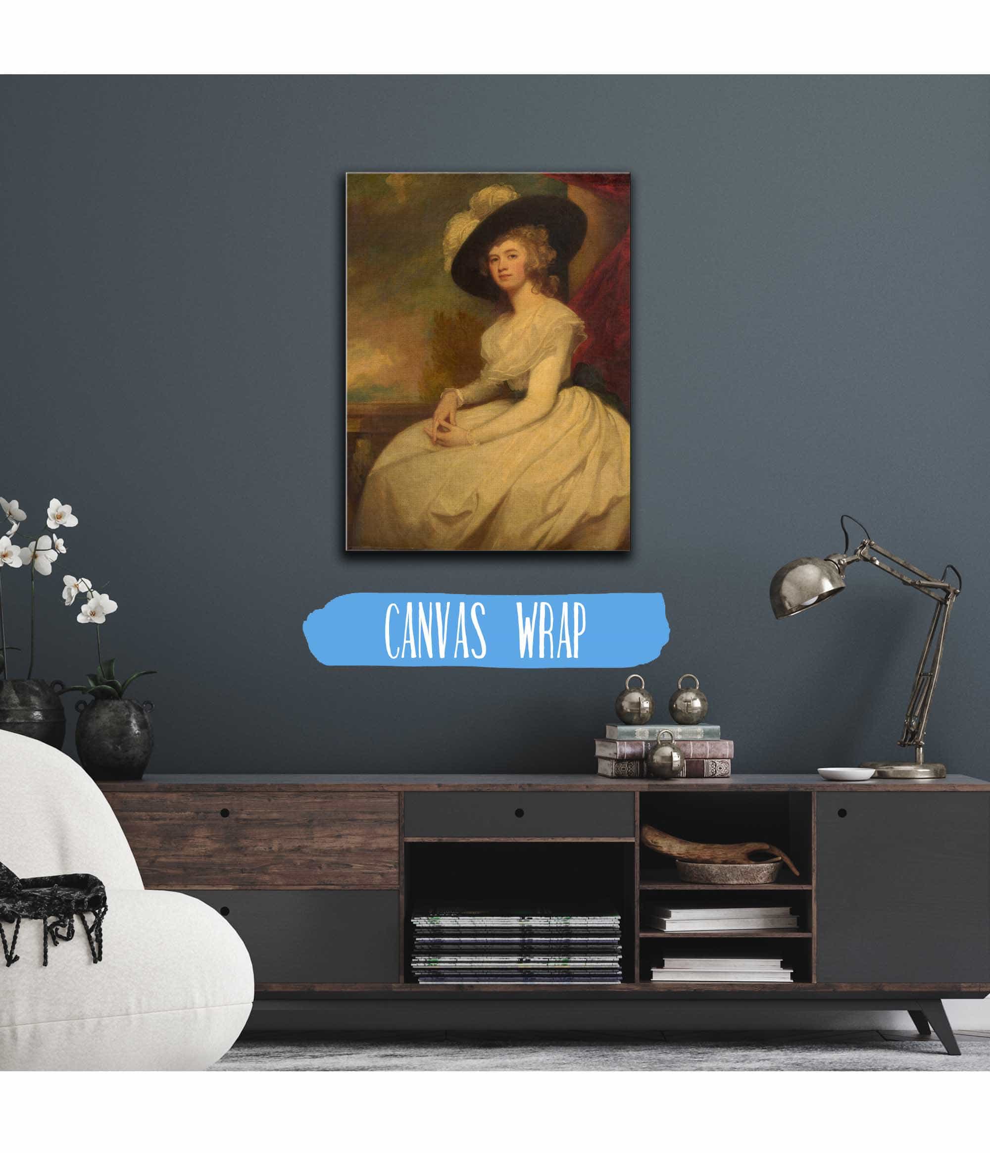 Mrs Bryan Cooke by George Romney - Image 3