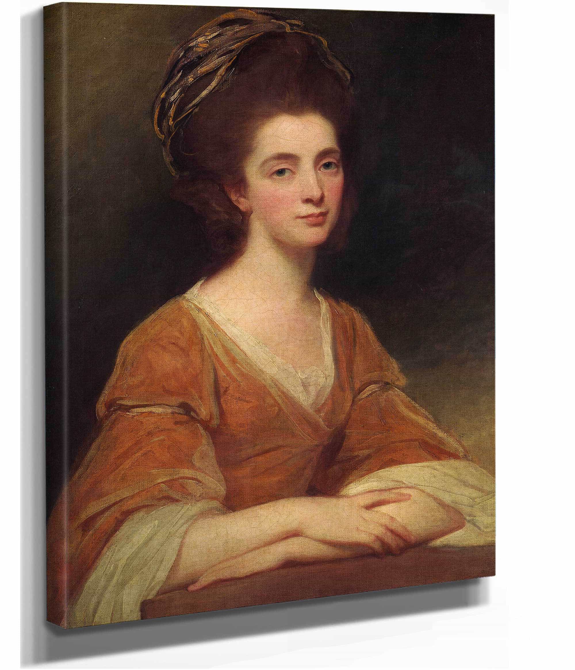 Mrs Charles Frederick Martha Rigden Died by George Romney - Image 2