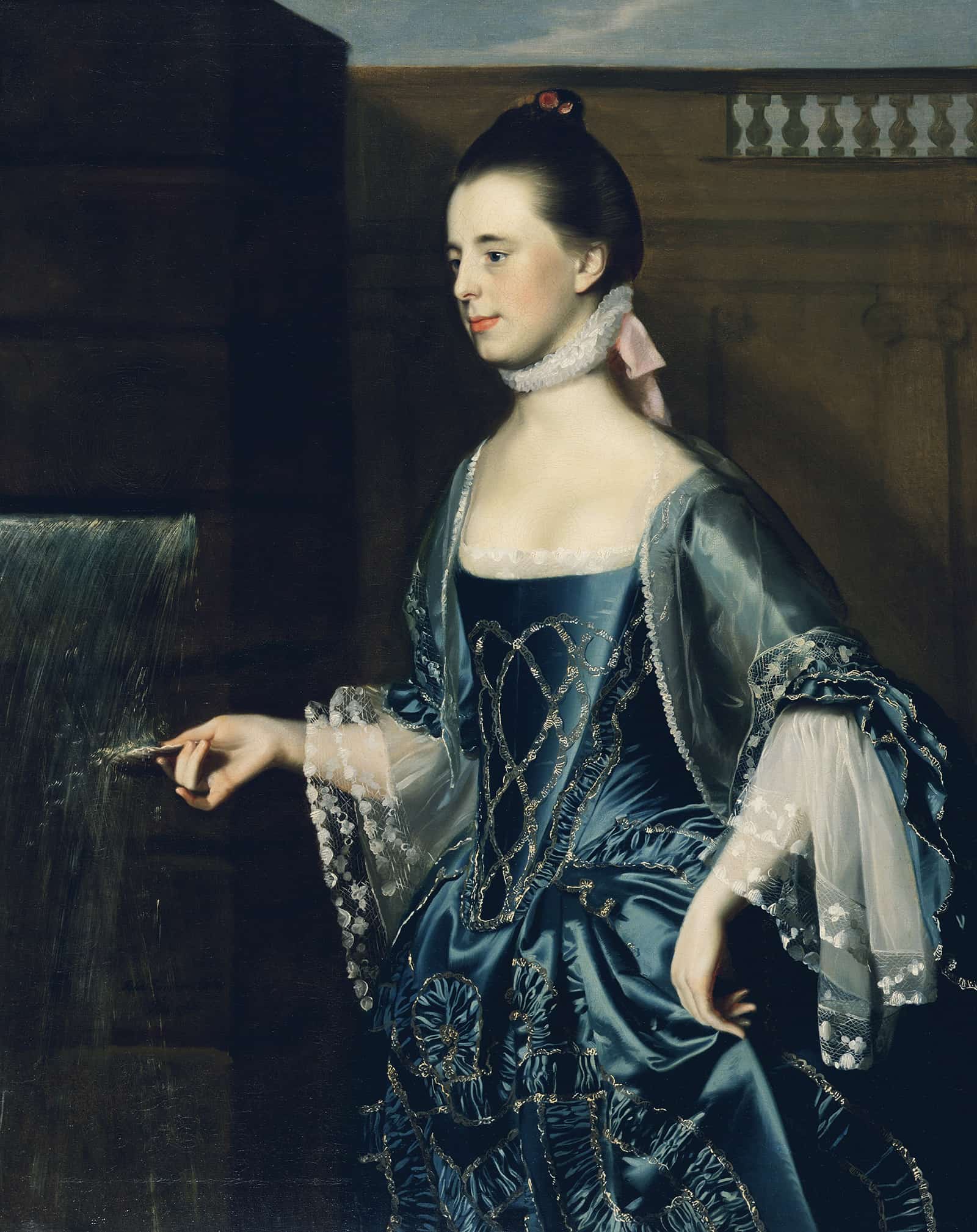 Mrs Daniel Sargent Mary Turner by John Singleton Copley - Image 2
