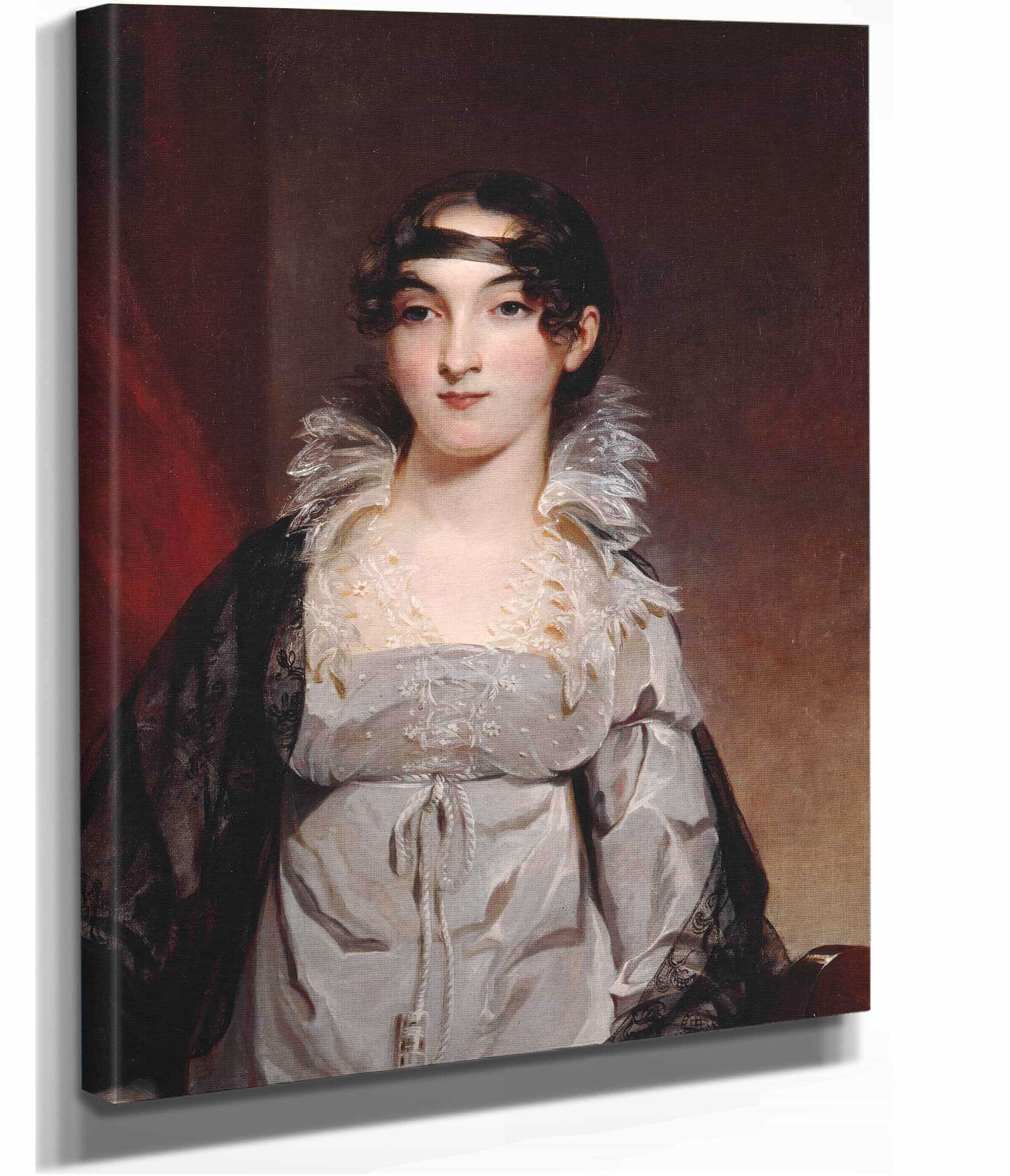Mrs Edward Hudson by Thomas Sully - Image 2