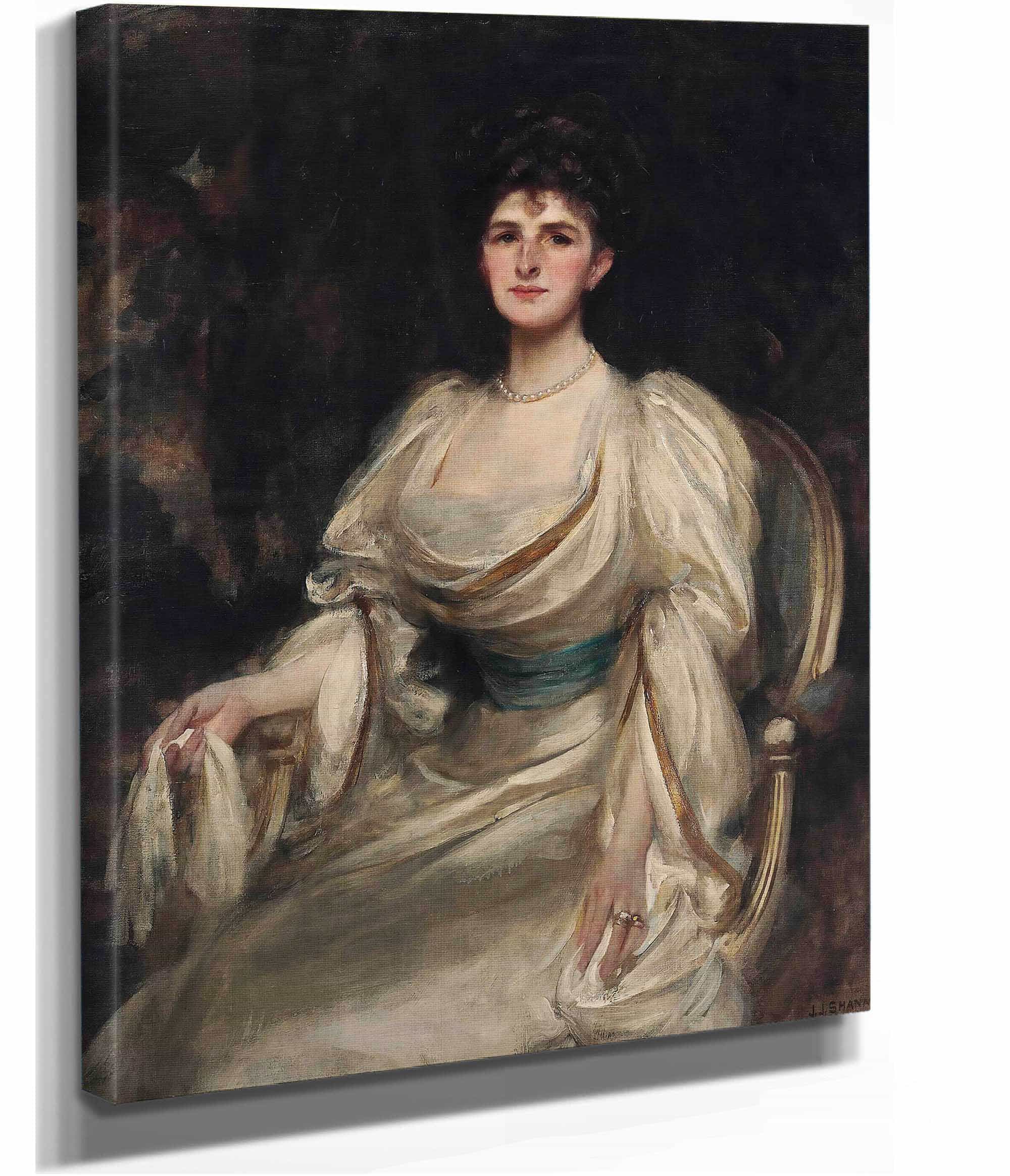 Mrs George Harland Peck by James Jebusa Shannon - Image 2