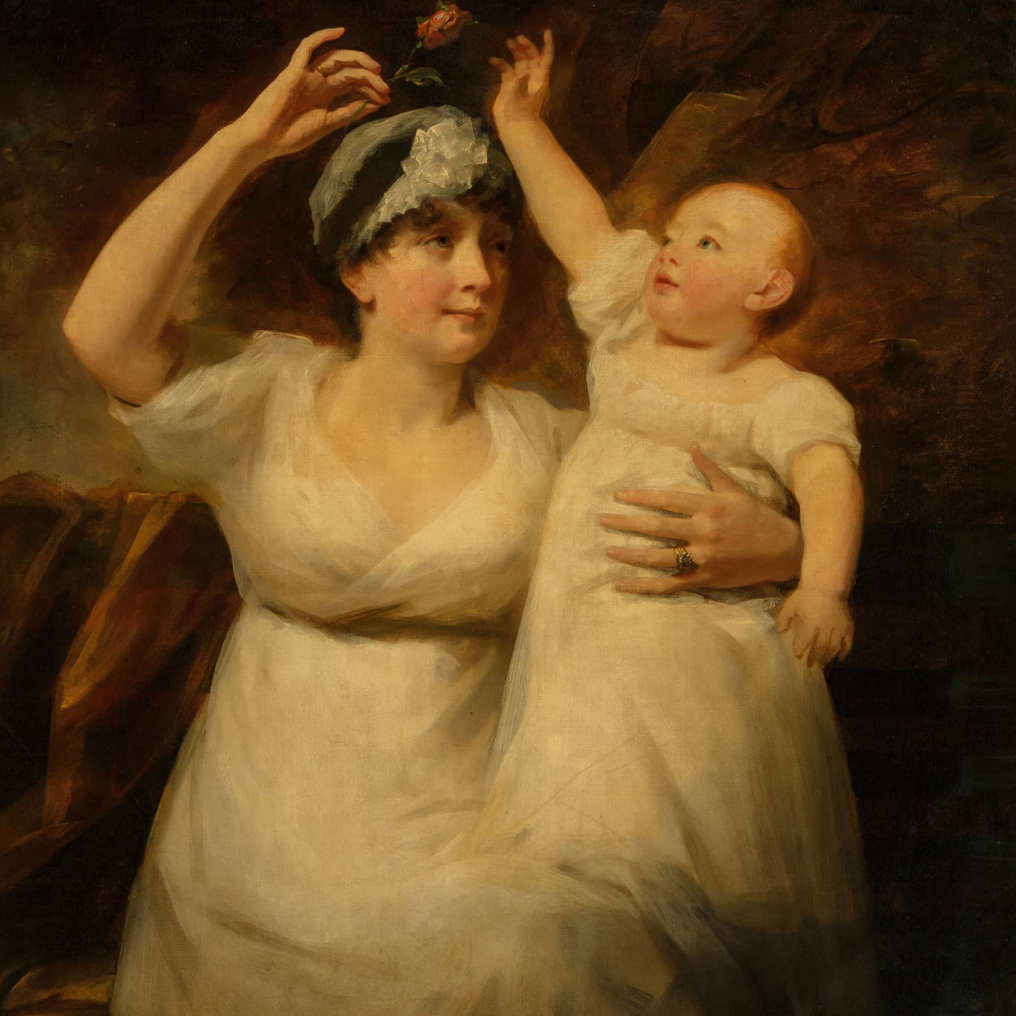 Mrs. Graham Young And Child by Sir Henry Raeburn - Image 4