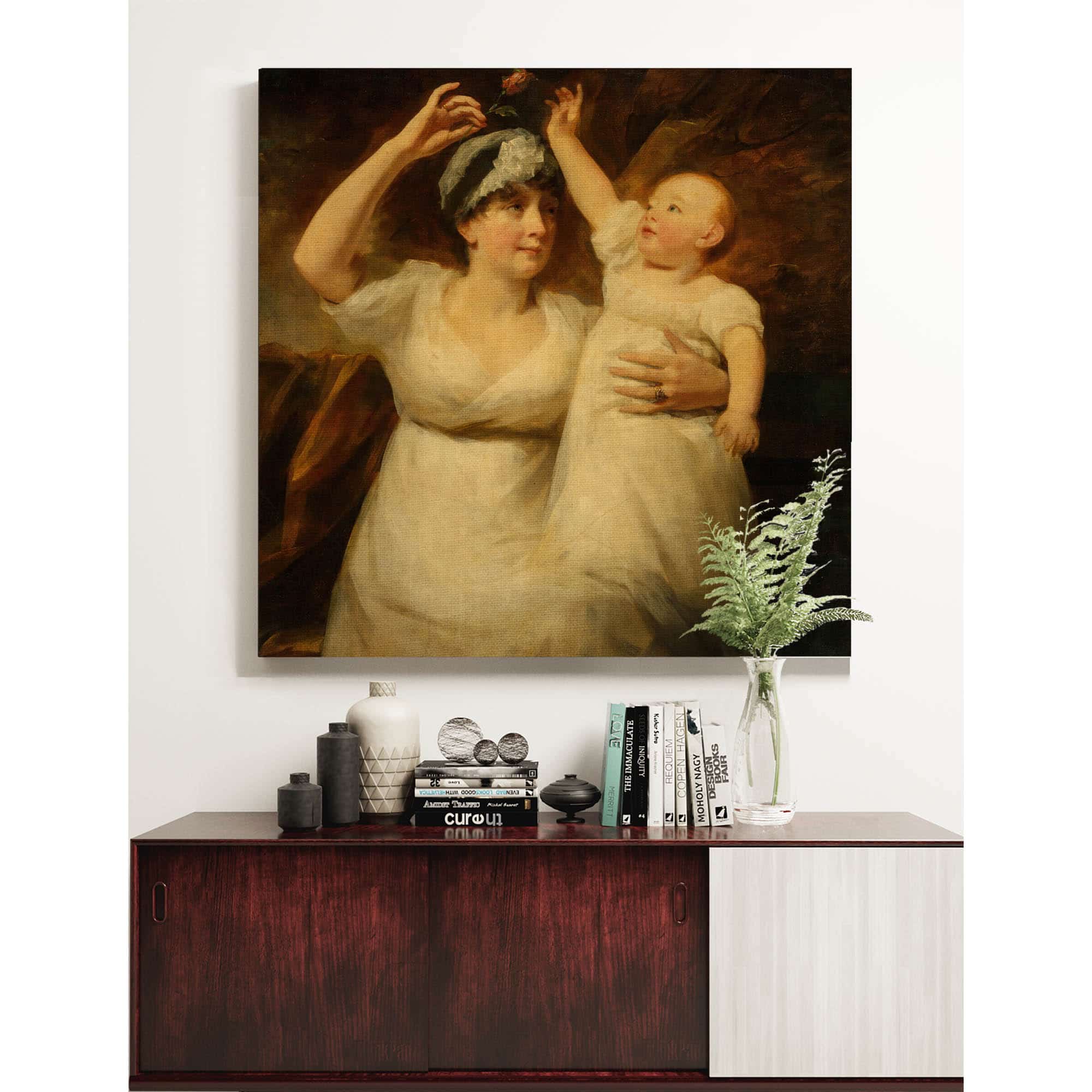 Mrs. Graham Young And Child by Sir Henry Raeburn - Image 5