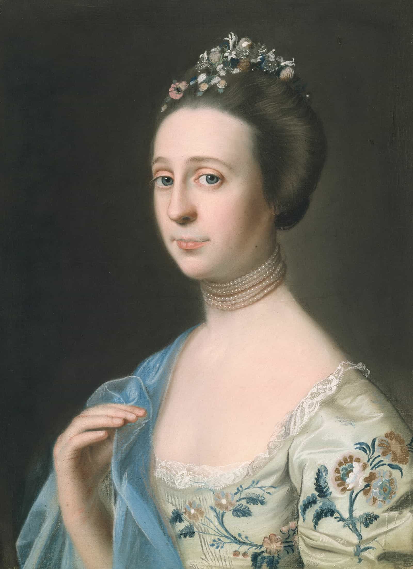 Mrs Henry Hill Anna Barrett by John Singleton Copley - Image 2