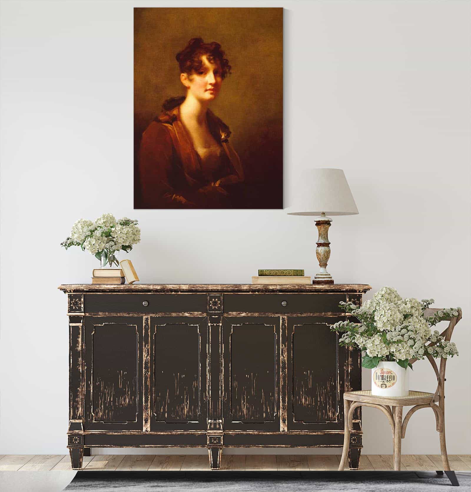 Mrs Irvine J Boswell by Sir Henry Raeburn - Image 4