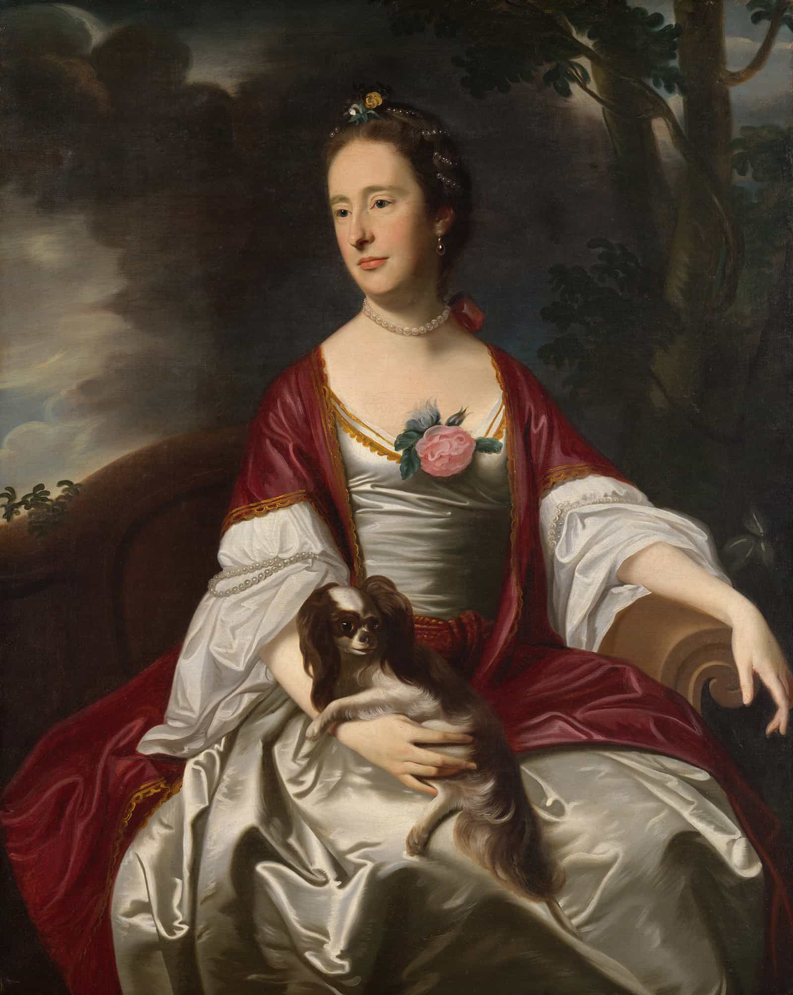 Mrs Jerathmael Bowers by John Singleton Copley - Image 2