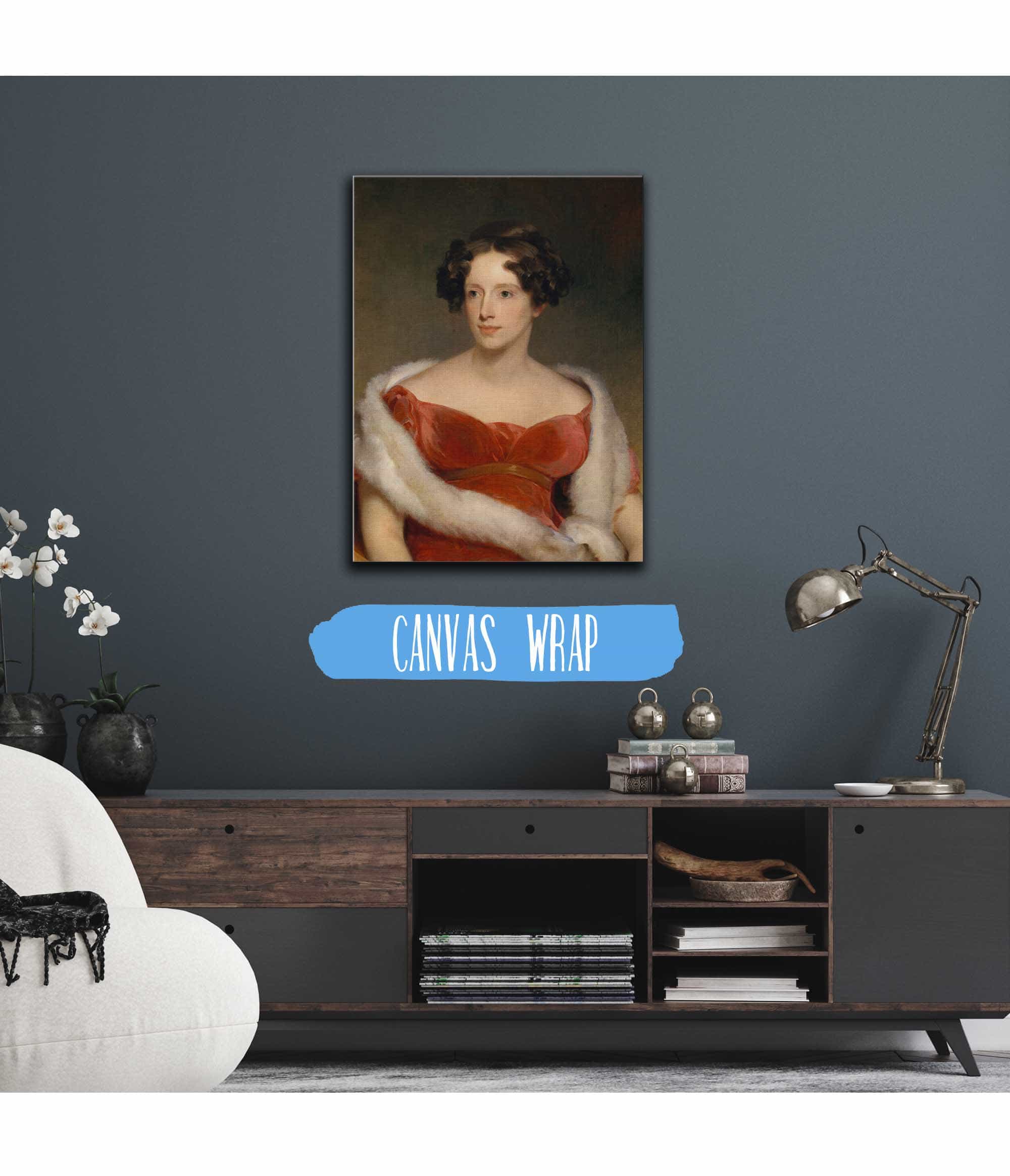 Mrs John Biddle Eliza Falconer Bradish by Thomas Sully - Image 3
