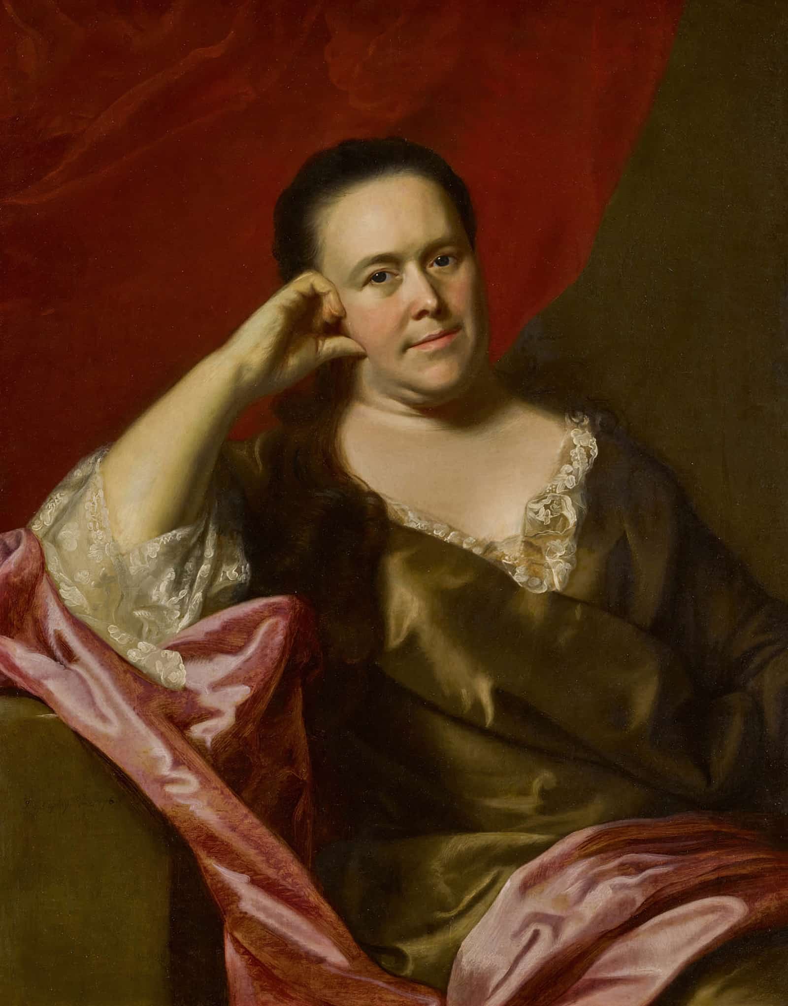 Mrs John Scollay Mercy Greenleaf by John Singleton Copley - Image 2