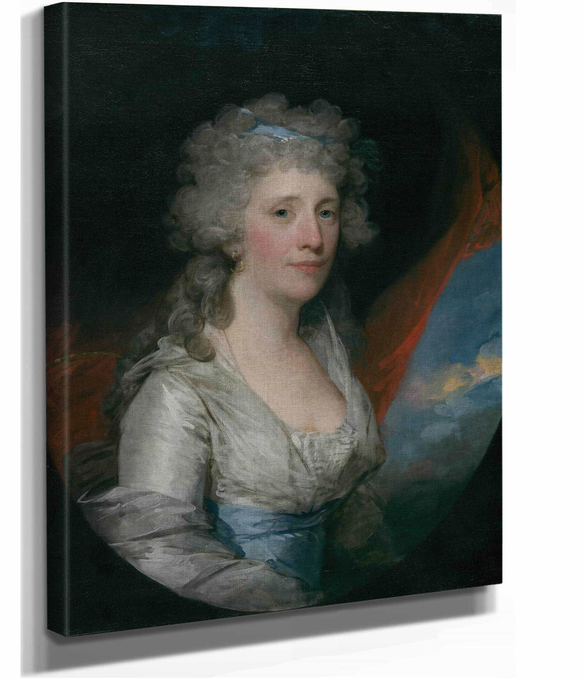 Mrs Joseph Anthony Jr Henrietta Hillegas by Gilbert Stuart - Image 2