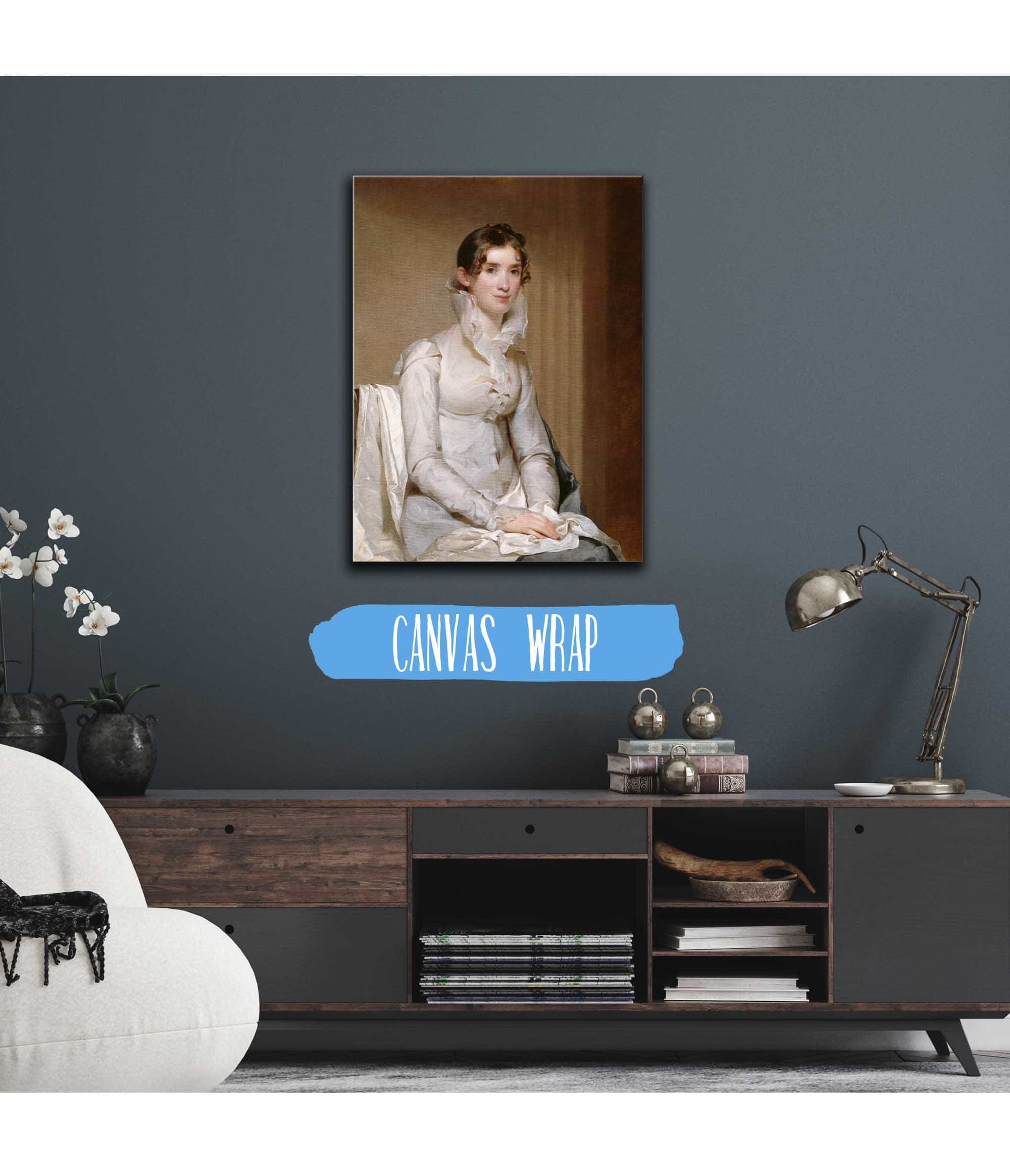 Mrs Klapp Anna Milnor by Thomas Sully - Image 3