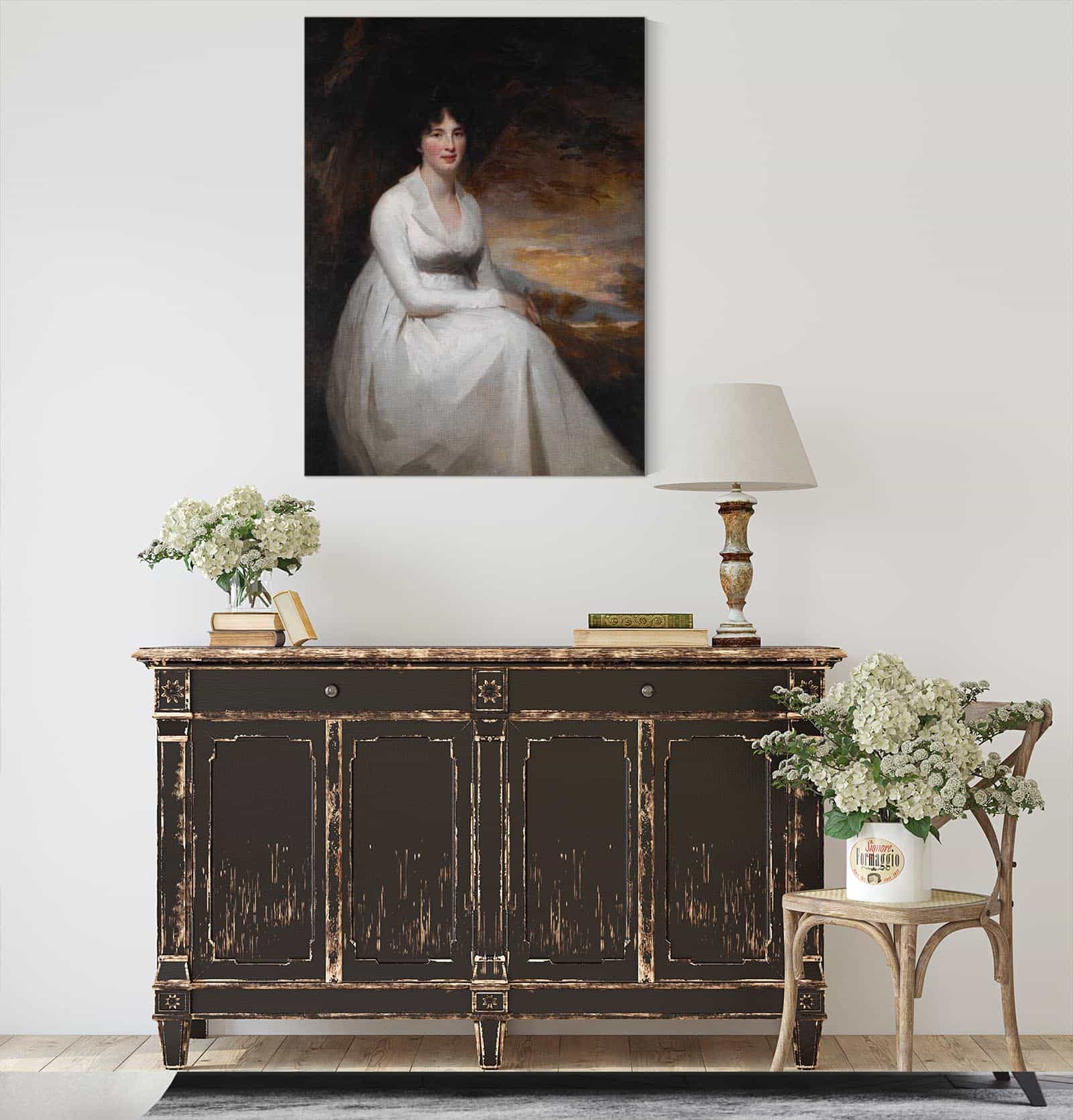 Mrs Macdowall by Sir Henry Raeburn - Image 4