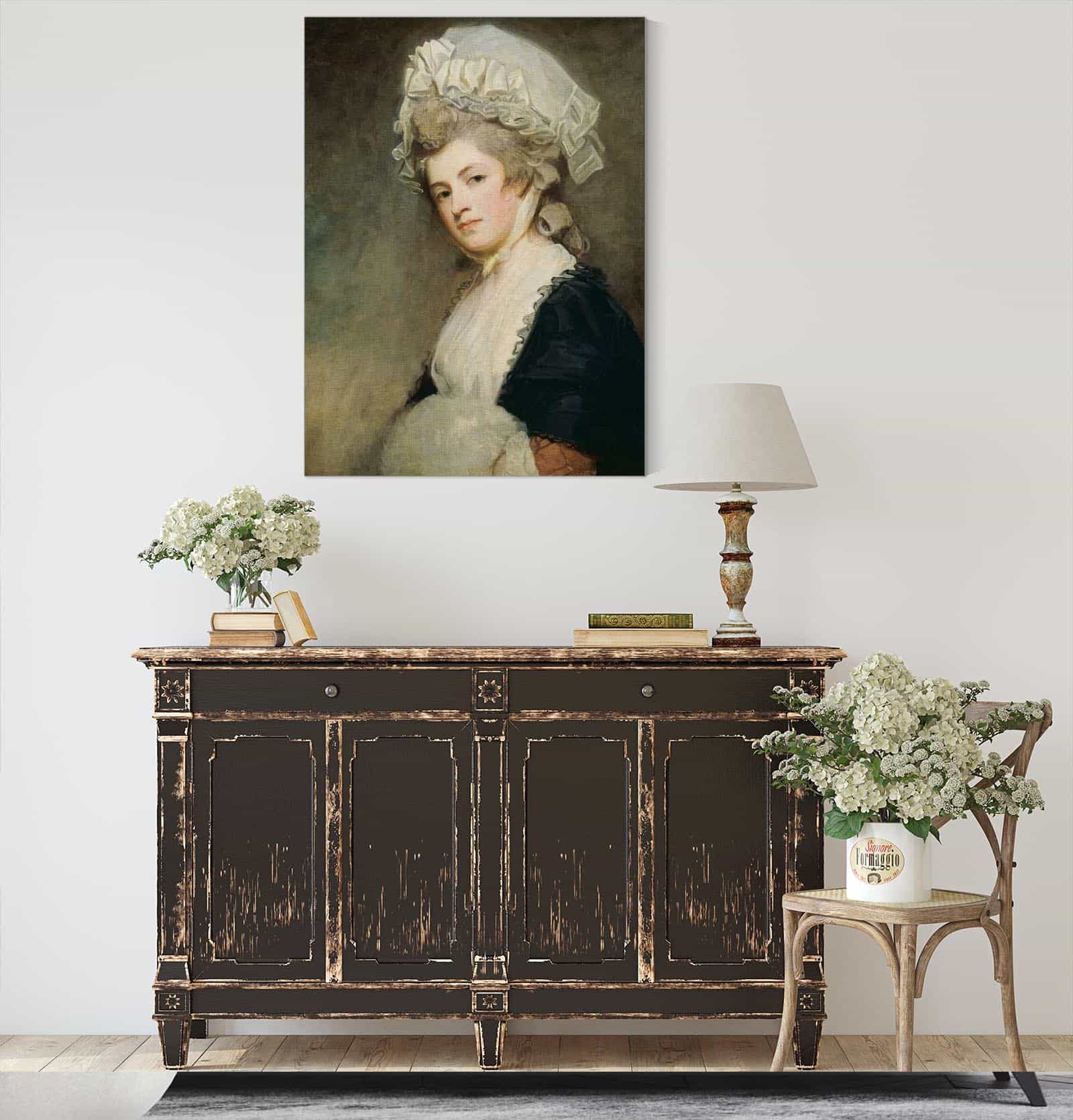 Mrs Mary Robinson by George Romney - Image 4
