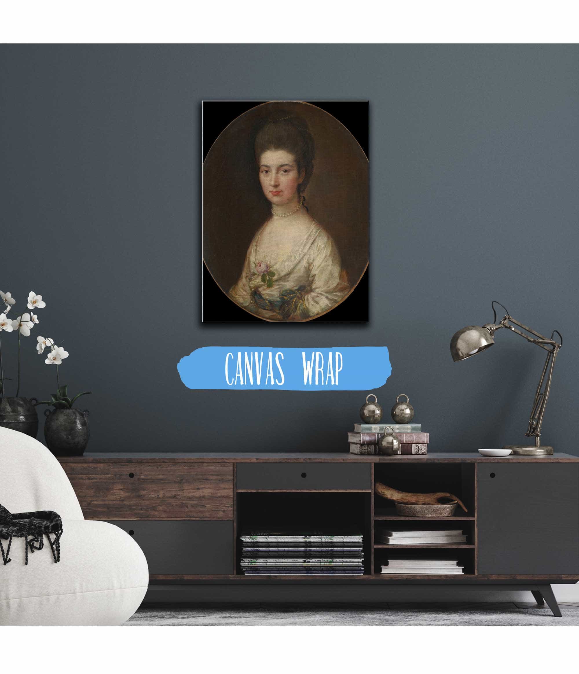 Mrs Ralph Izard Alice De Lancey by Thomas Gainsborough - Image 3