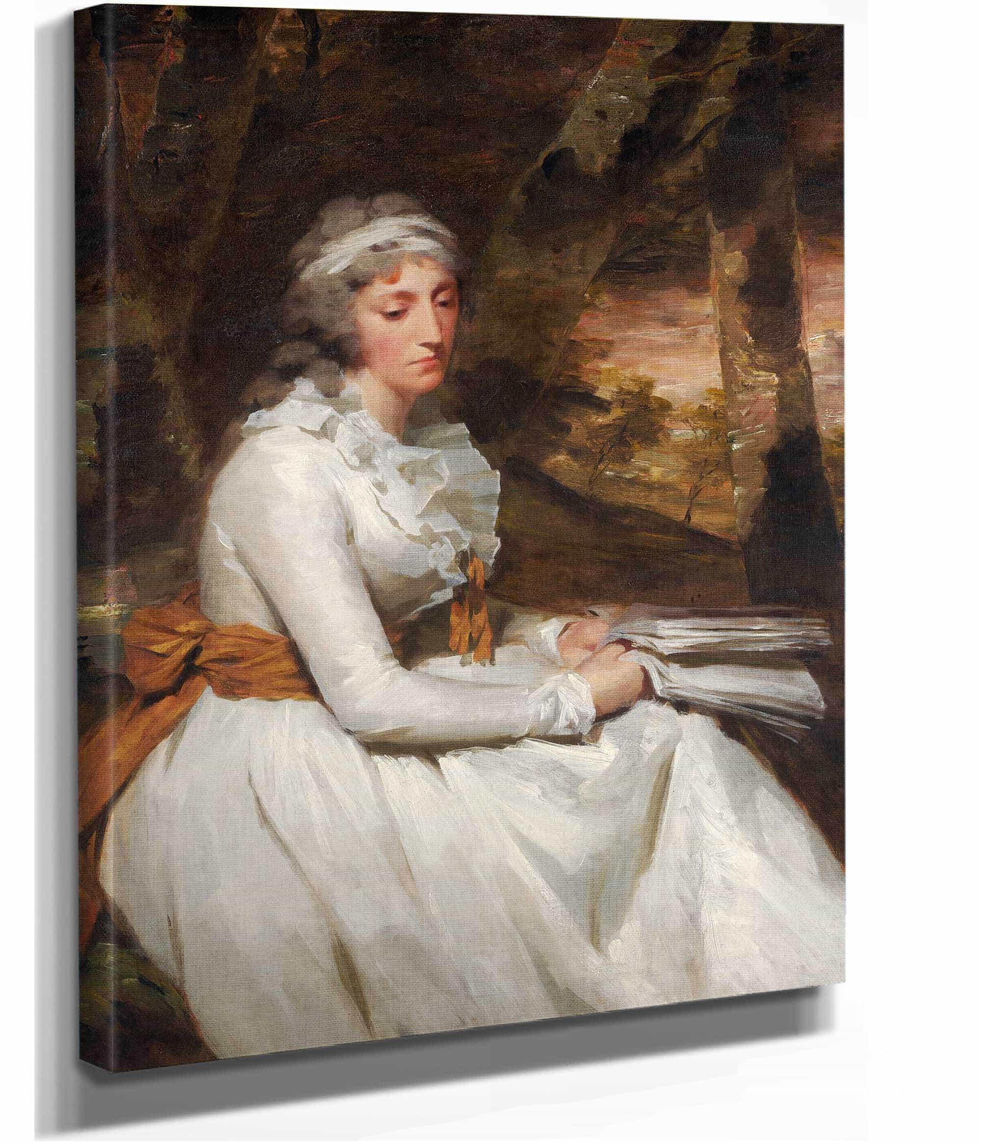 Mrs Richard Alexander Oswald Louisa Johnston by Sir Henry Raeburn - Image 2