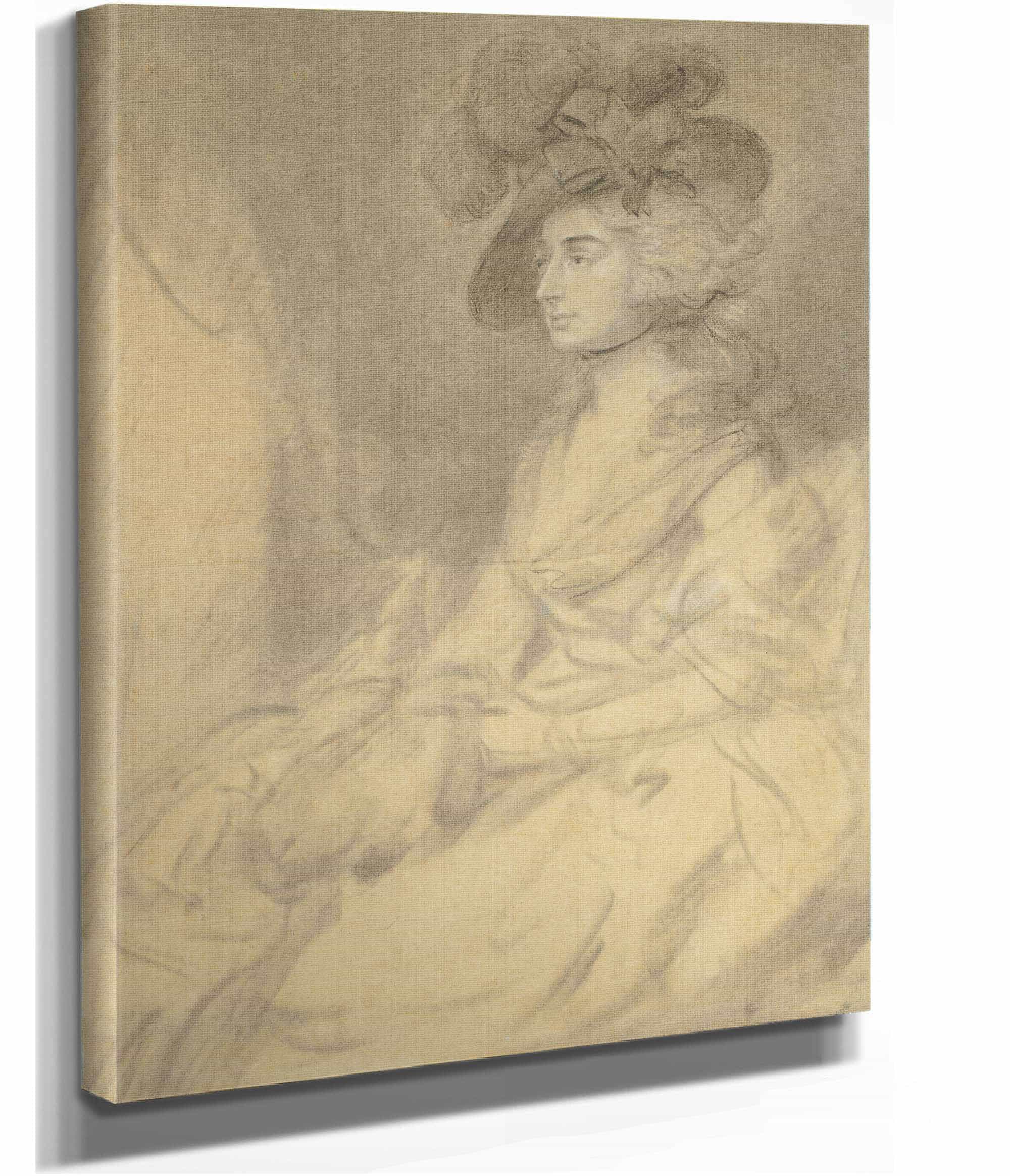 Mrs Sarah Siddons by Thomas Gainsborough - Image 2