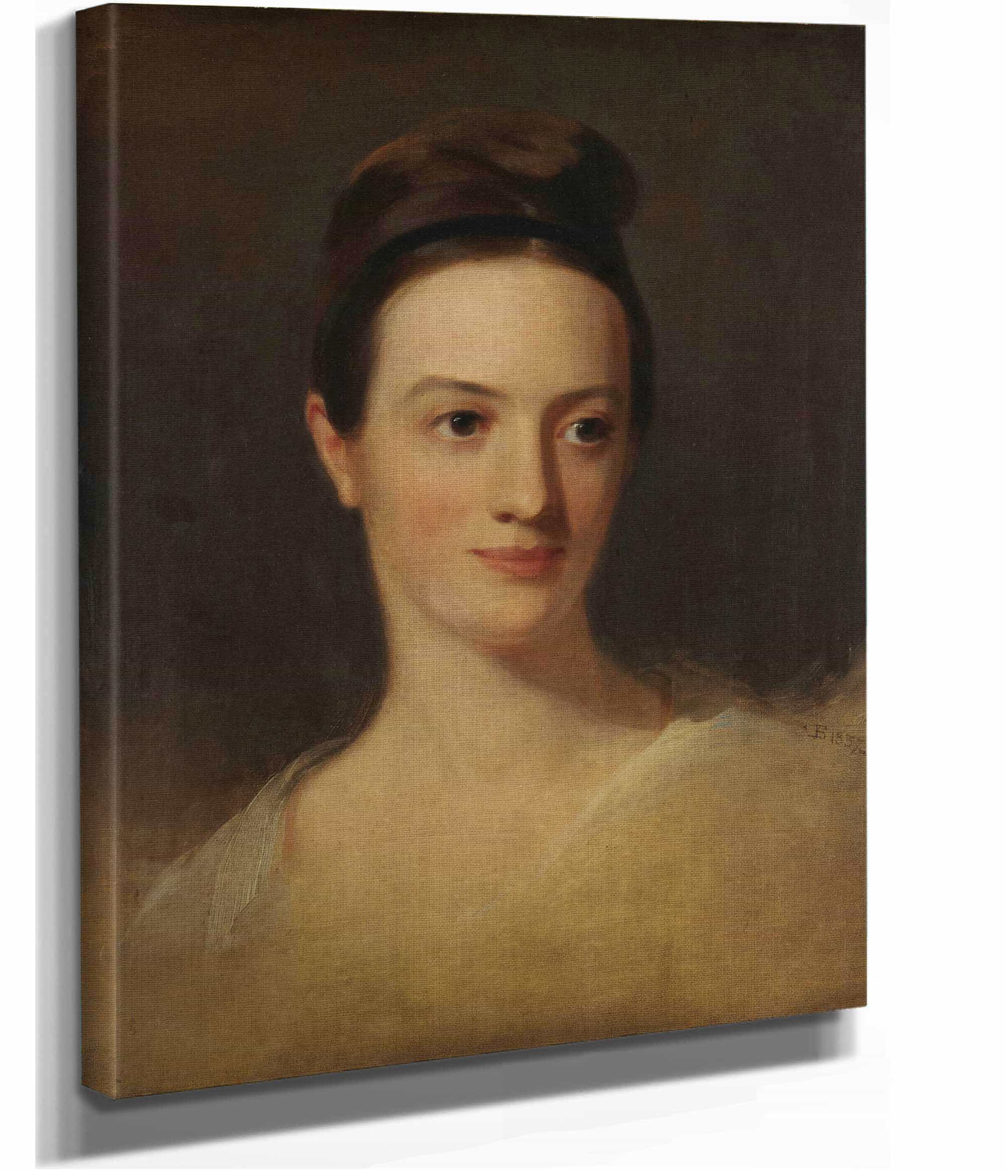 Mrs William Alston Caroline Thomas Daughter Of Robinson Thomas by Thomas Sully - Image 2
