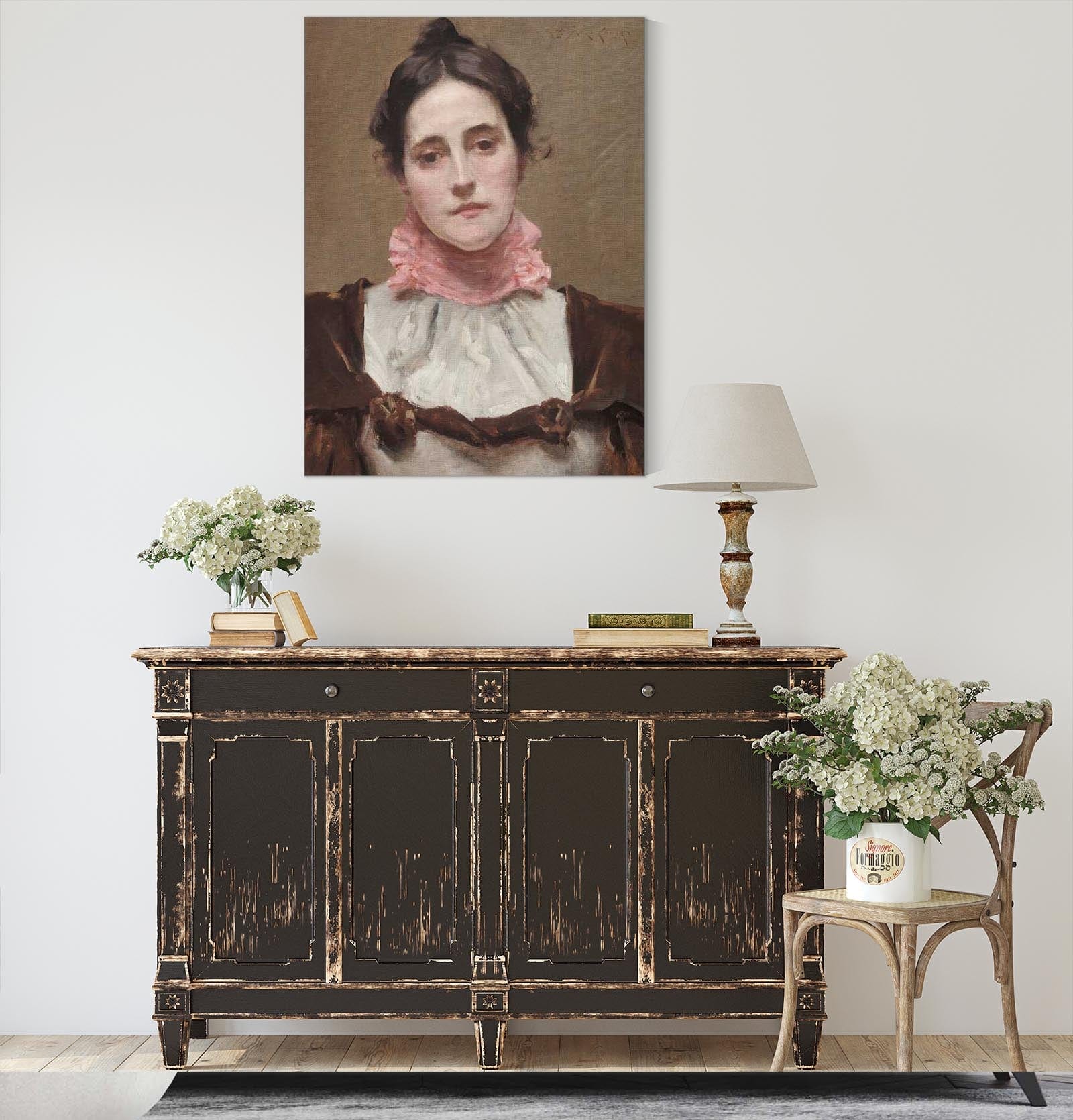 Mrs William Merritt Chase by William Merritt Chase - Image 4