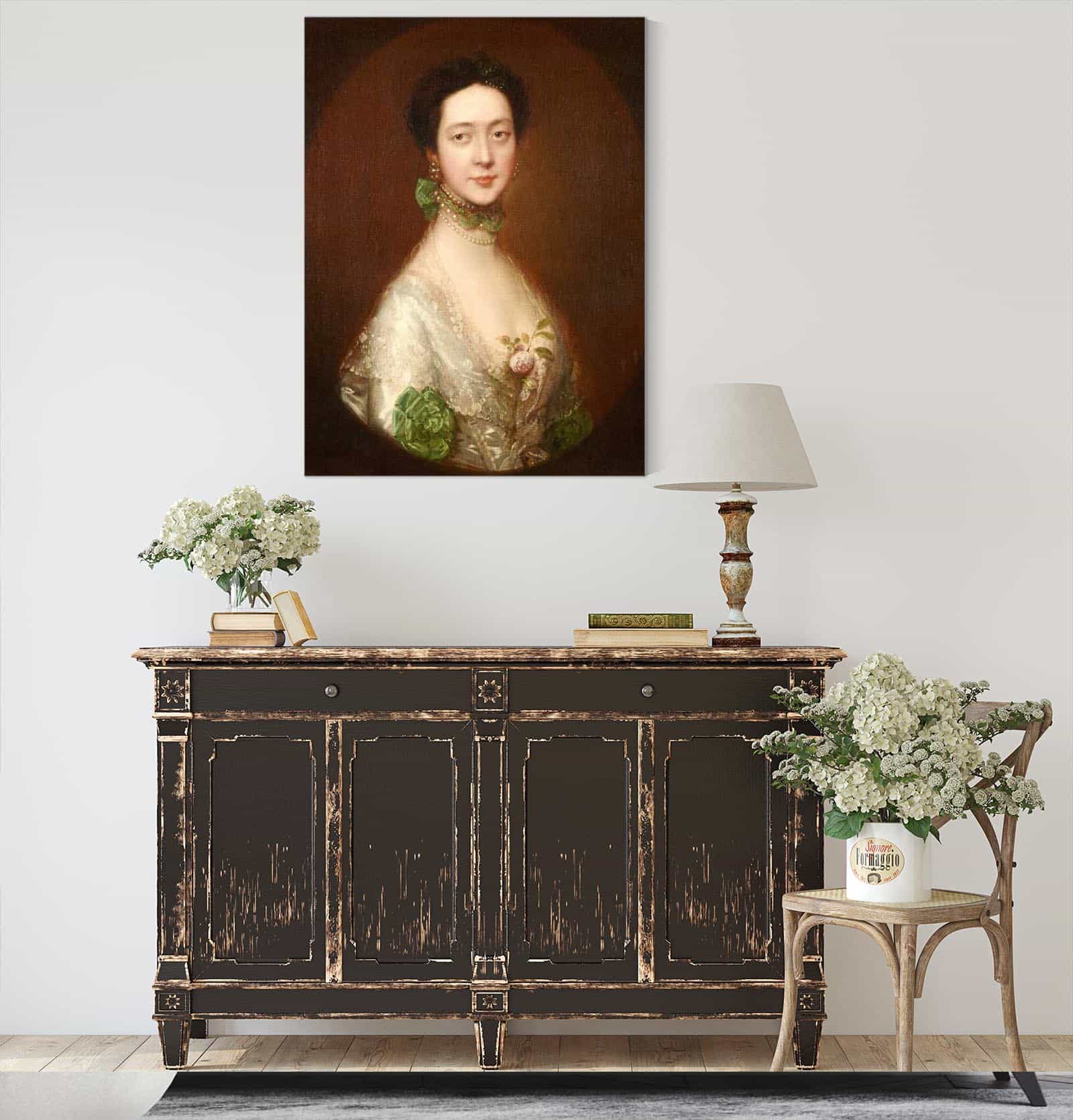 Mrs William Monck by Thomas Gainsborough - Image 4
