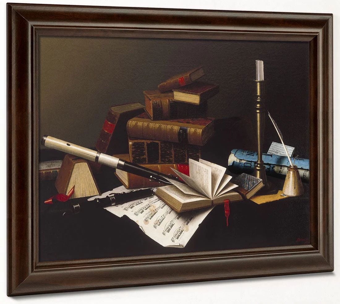 Music And Literature By William Michael Harnett - Image 6